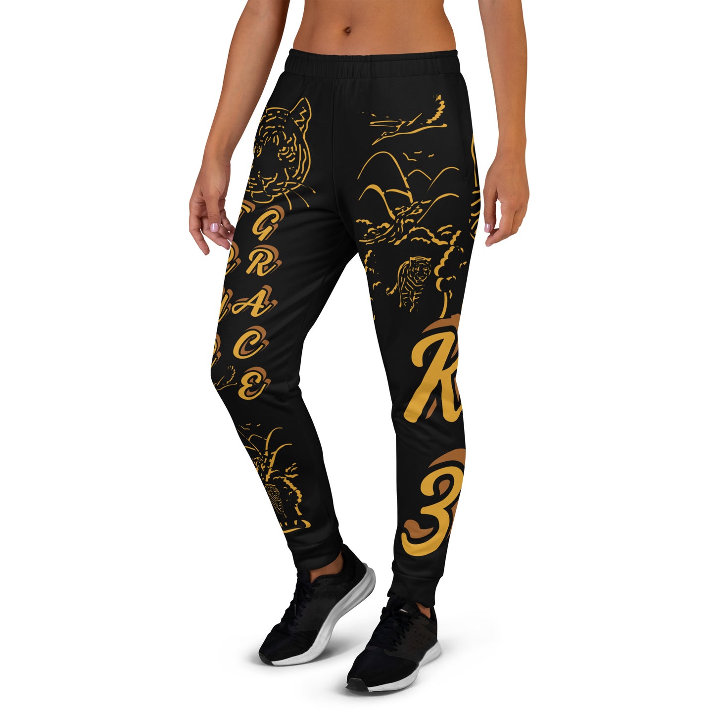 3TG True Grace (Halloween Jungle Dream Tiger Print) Joggers