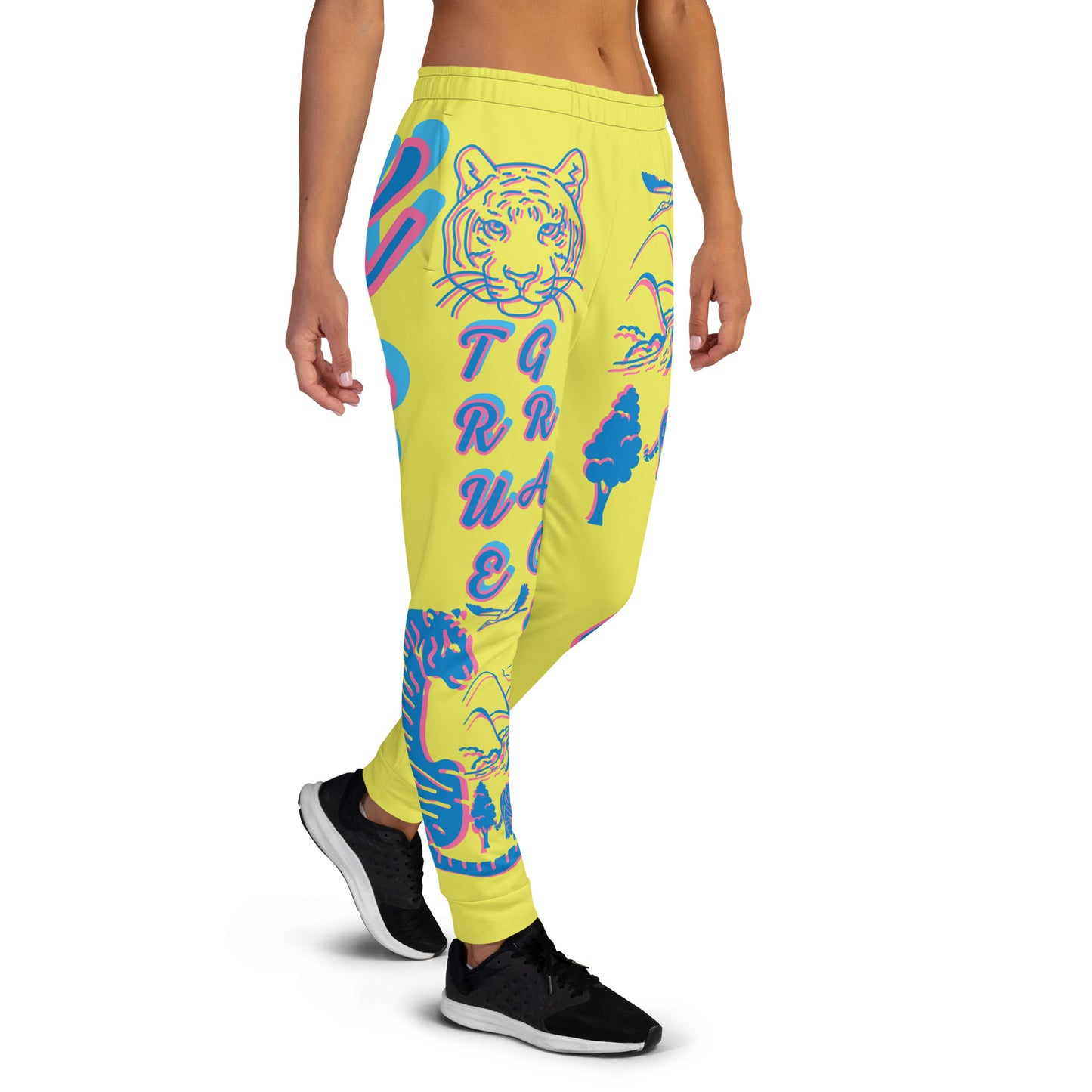 3TG True Grace (Banana Jungle Dream Haze Tiger Print) Joggers