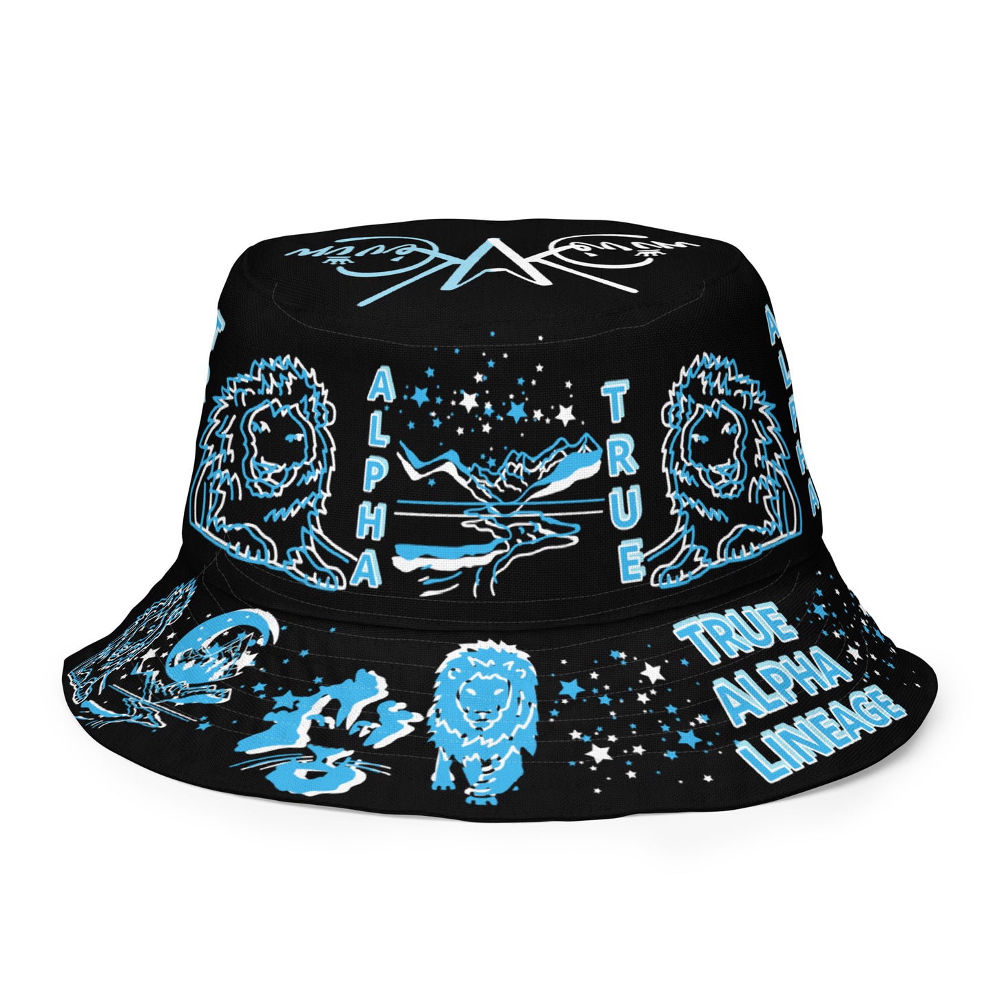 3TG True Alpha (Dark King Lineage) Reversible bucket hat