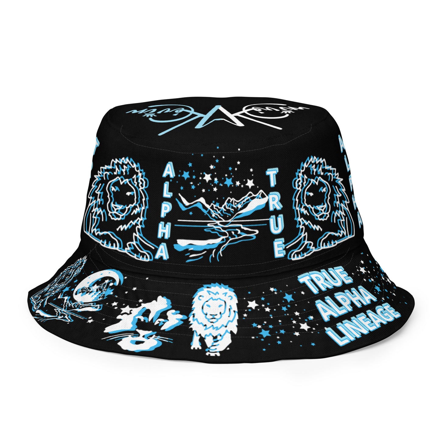 3TG True Alpha (Dark King Lineage) Reversible bucket hat