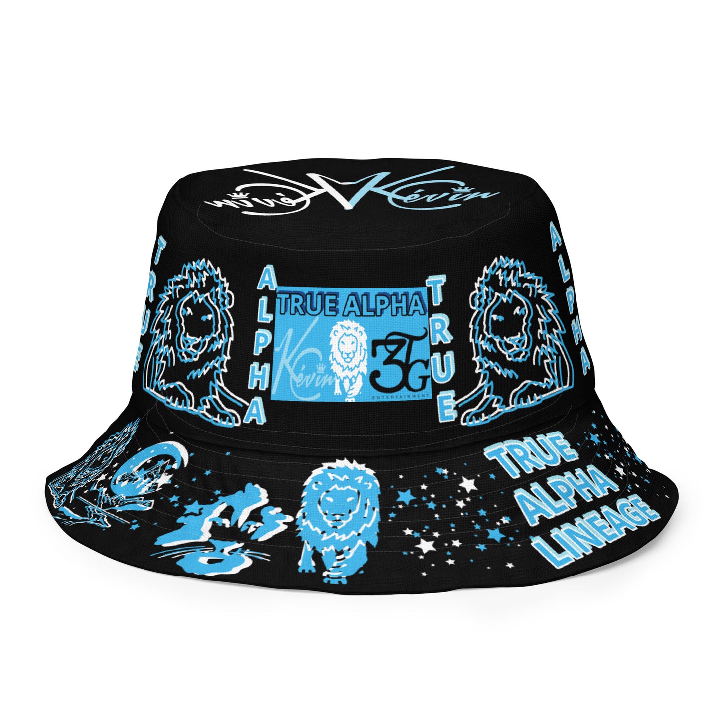 3TG True Alpha (Dark King Lineage) Reversible bucket hat