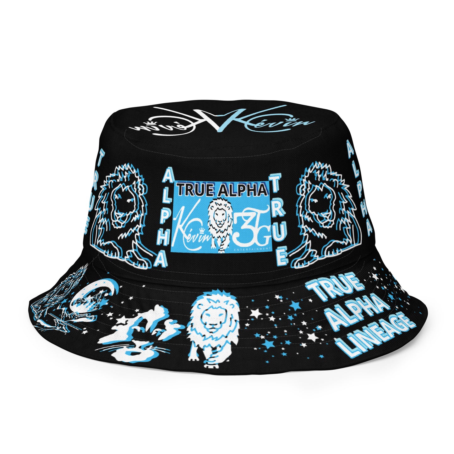 3TG True Alpha (Dark King Lineage) Reversible bucket hat