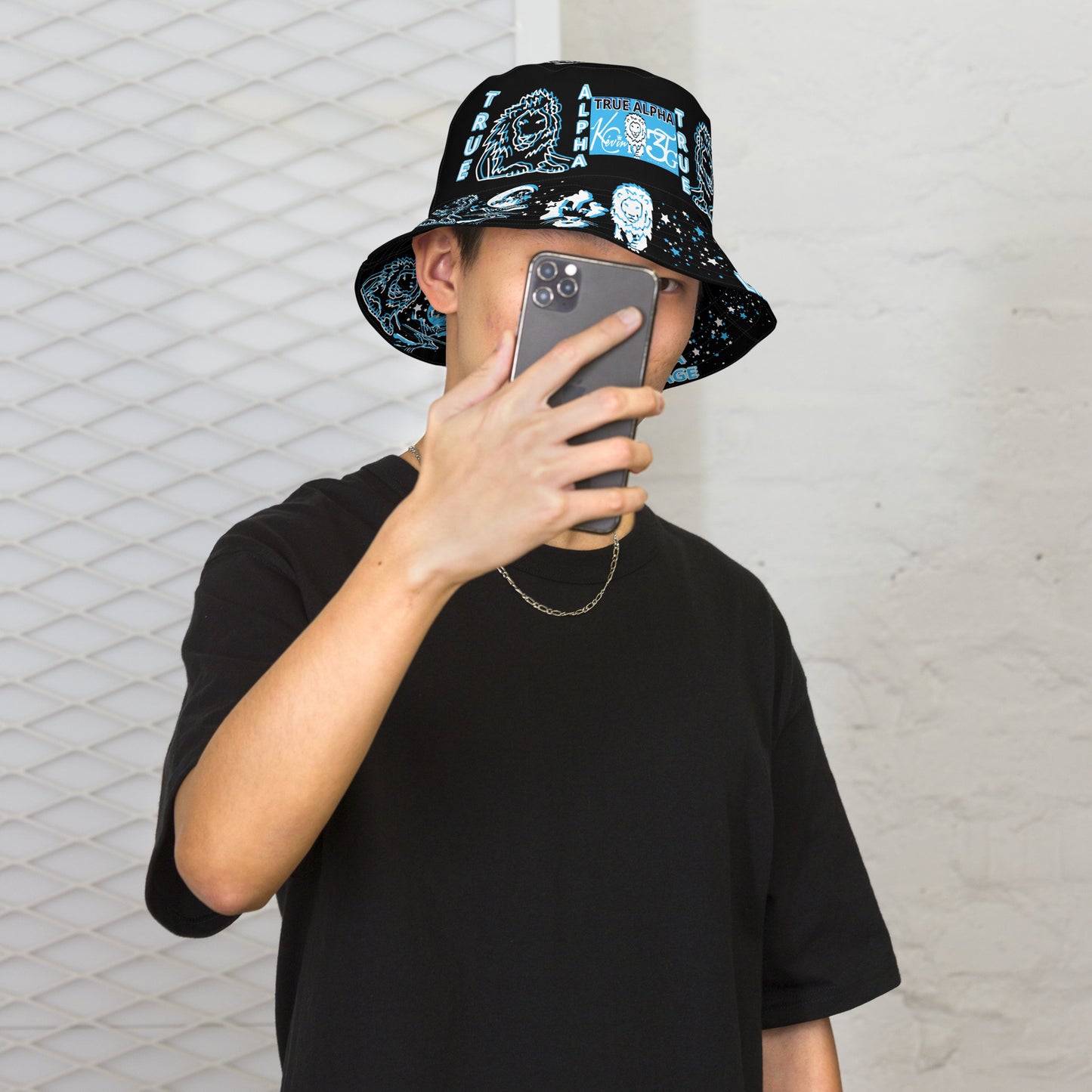 3TG True Alpha (Dark King Lineage) Reversible bucket hat