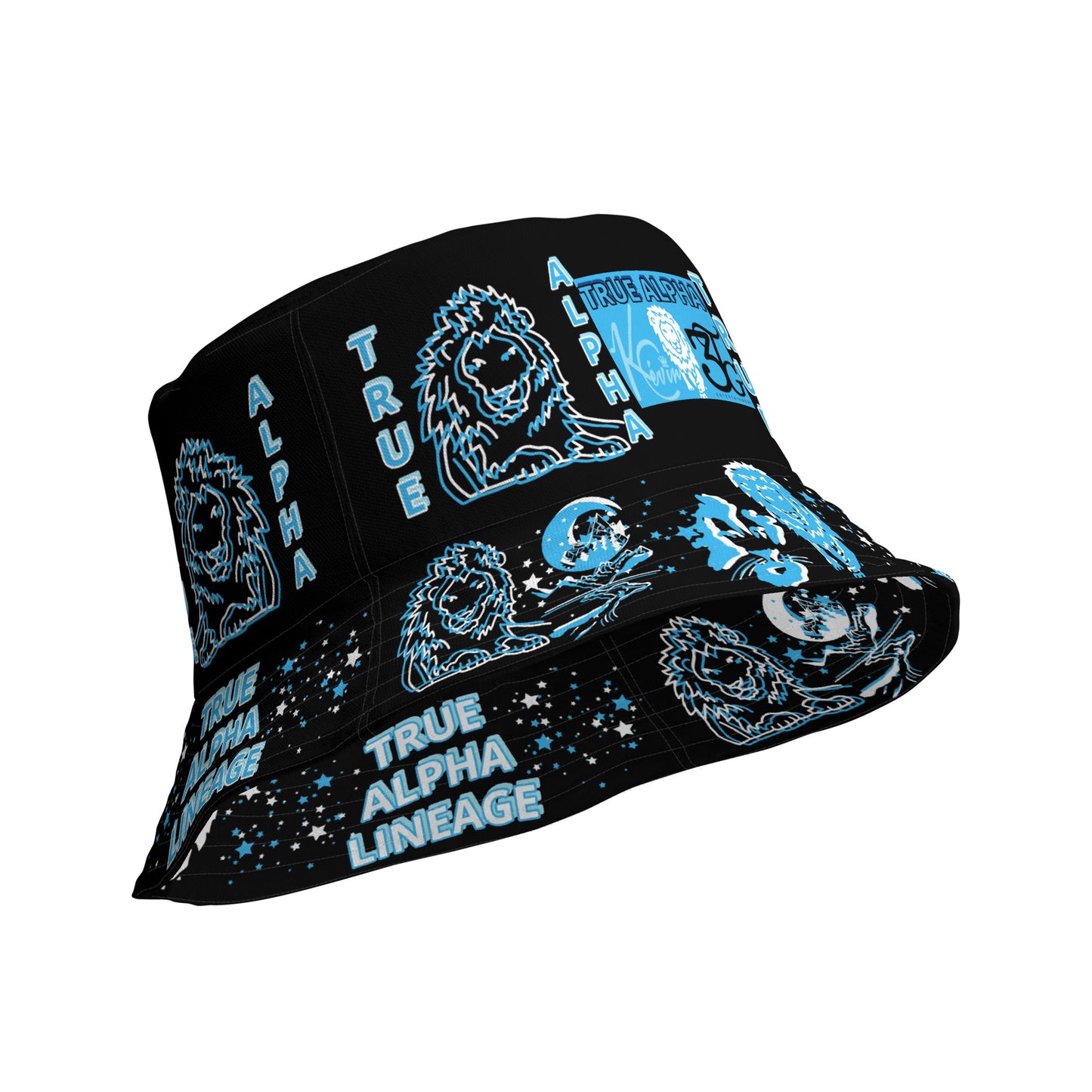 3TG True Alpha (Dark King Lineage) Reversible bucket hat