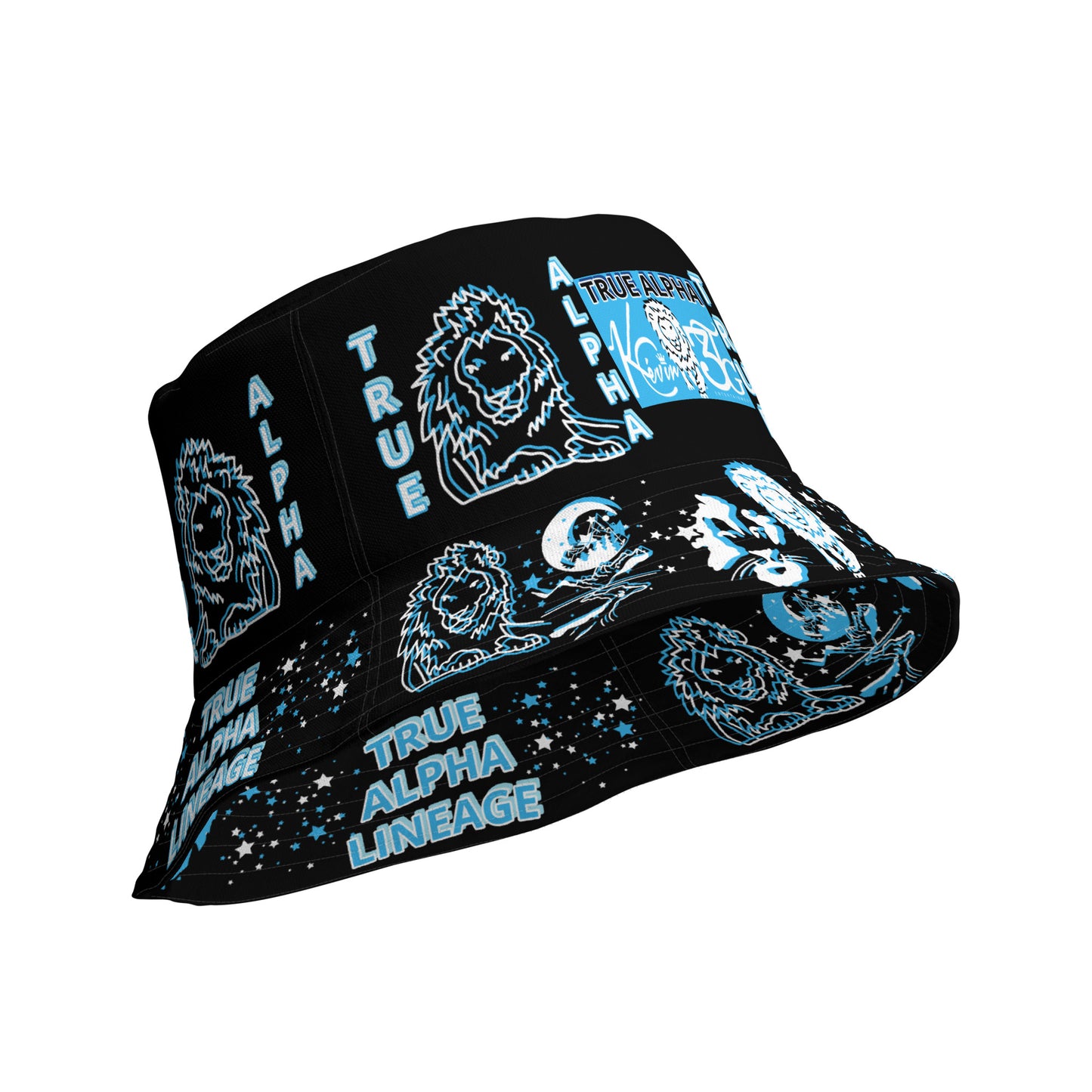 3TG True Alpha (Dark King Lineage) Reversible bucket hat