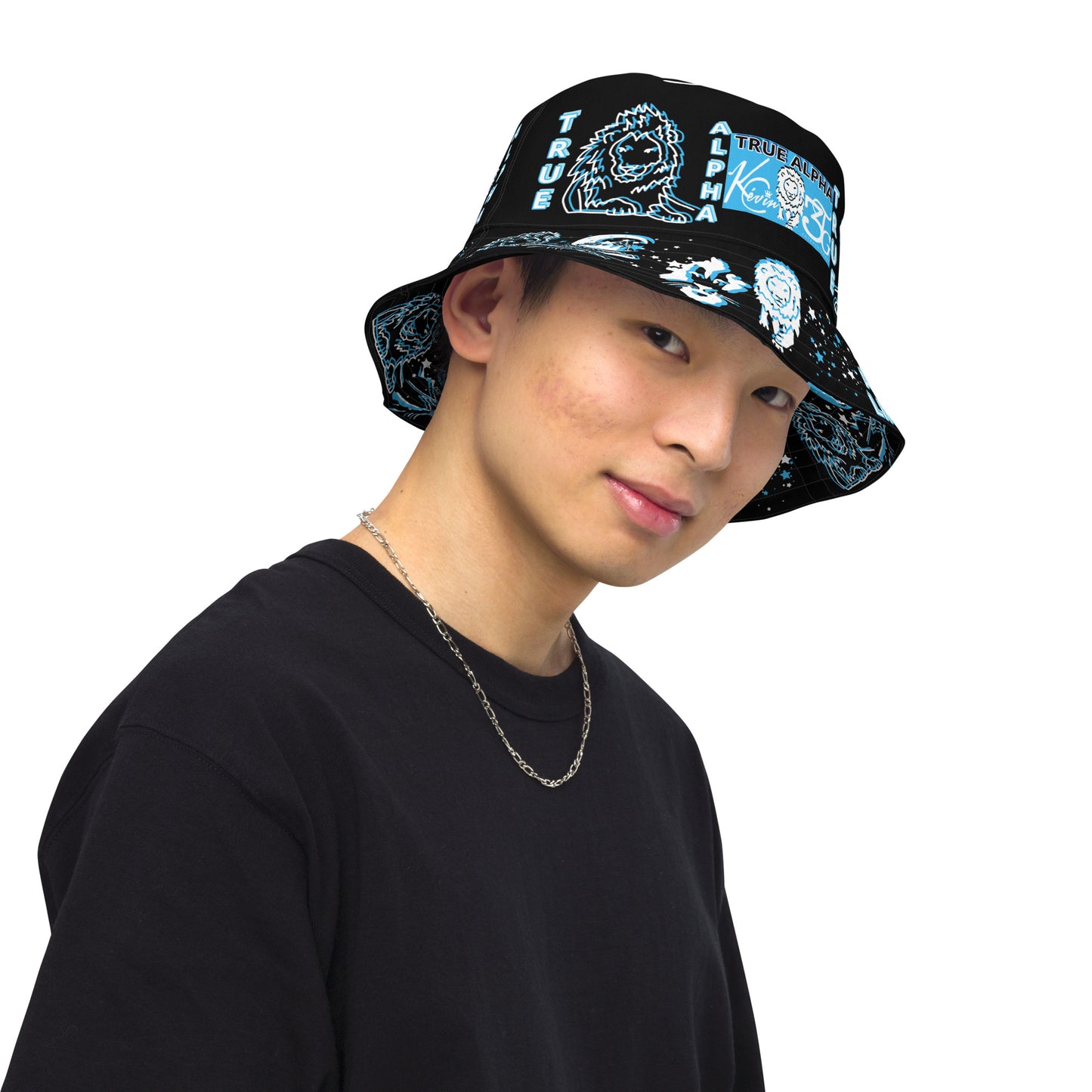 3TG True Alpha (Dark King Lineage) Reversible bucket hat