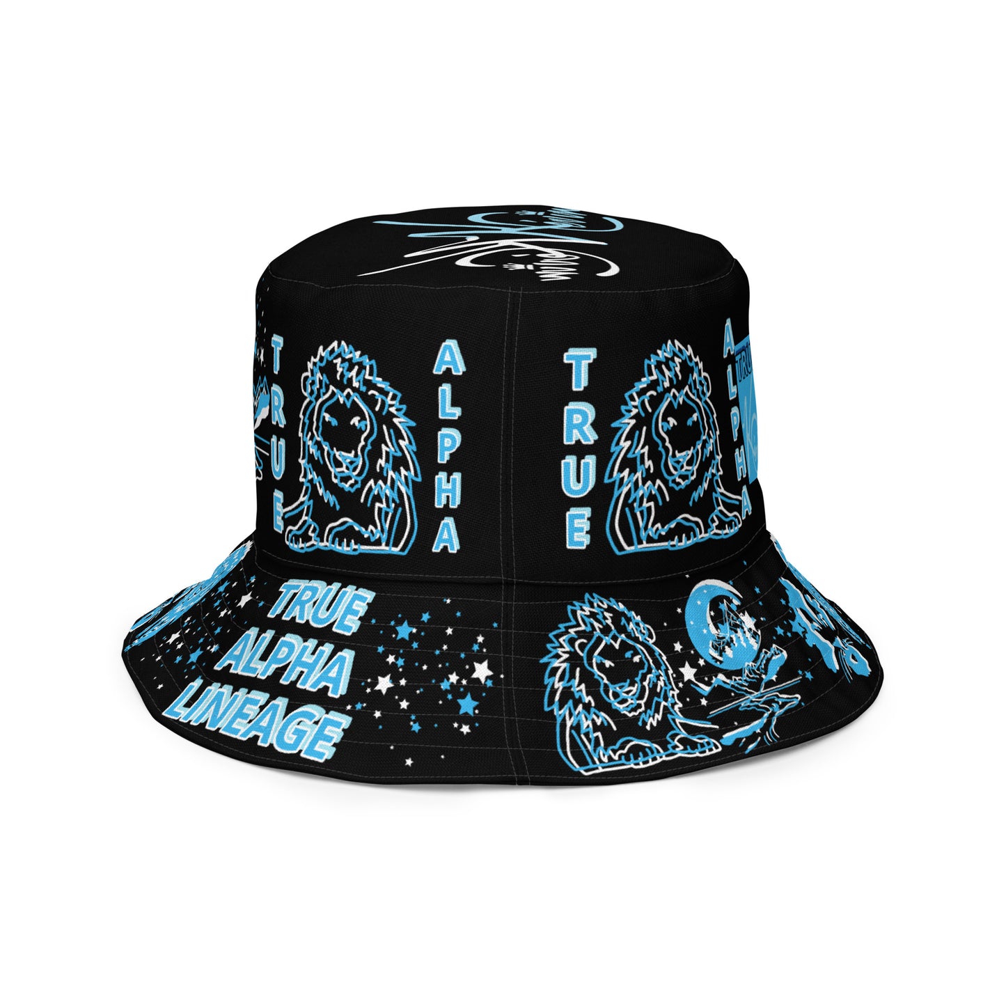 3TG True Alpha (Dark King Lineage) Reversible bucket hat