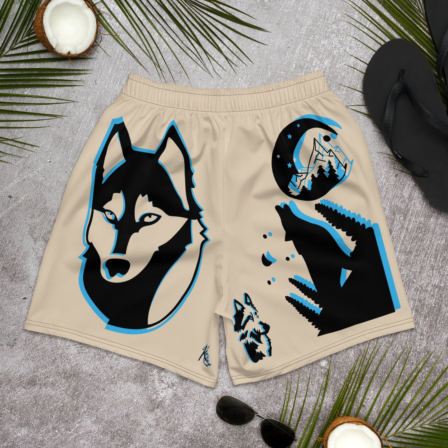 3TG True Alpha (Desert Wolf Print Edition) Shorts