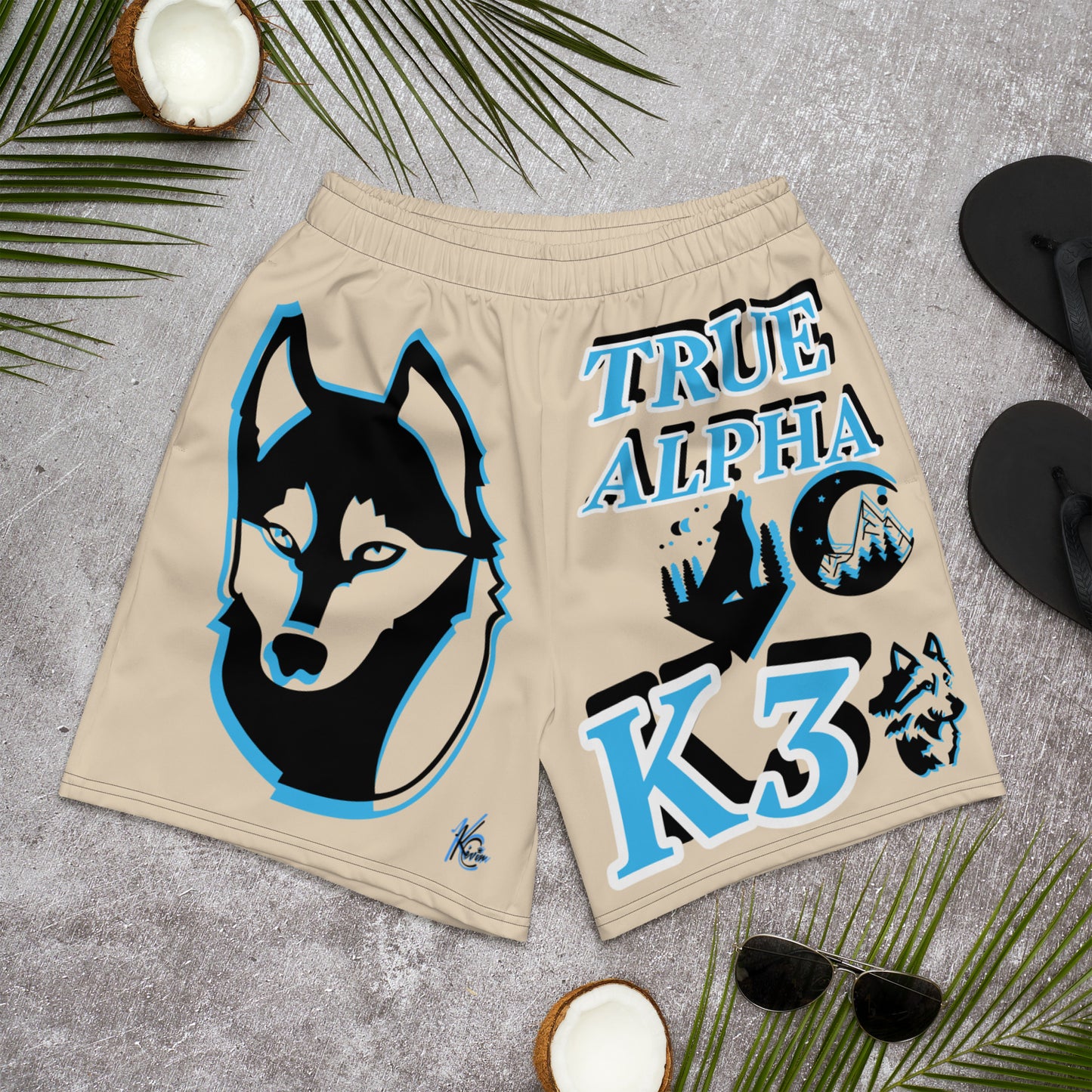 3TG True Alpha (Desert Wolf Print Edition) Shorts