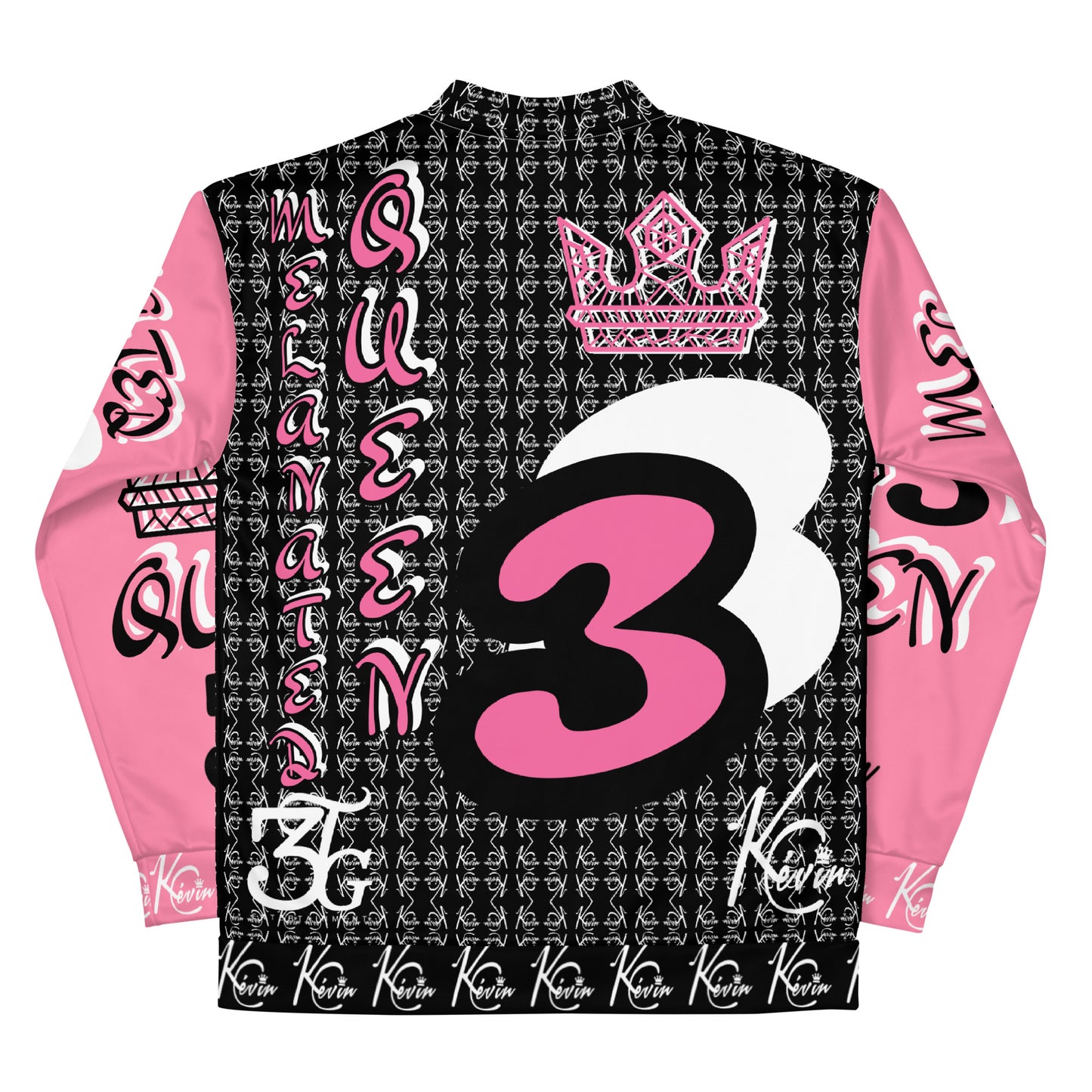 3TG True Melanated Queen Women's Bomber Jacket (Special Edition)