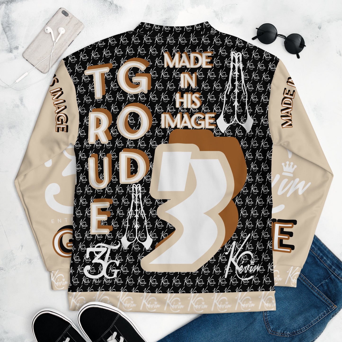 3TG True God (Special Melanated Edition) Bomber Jacket