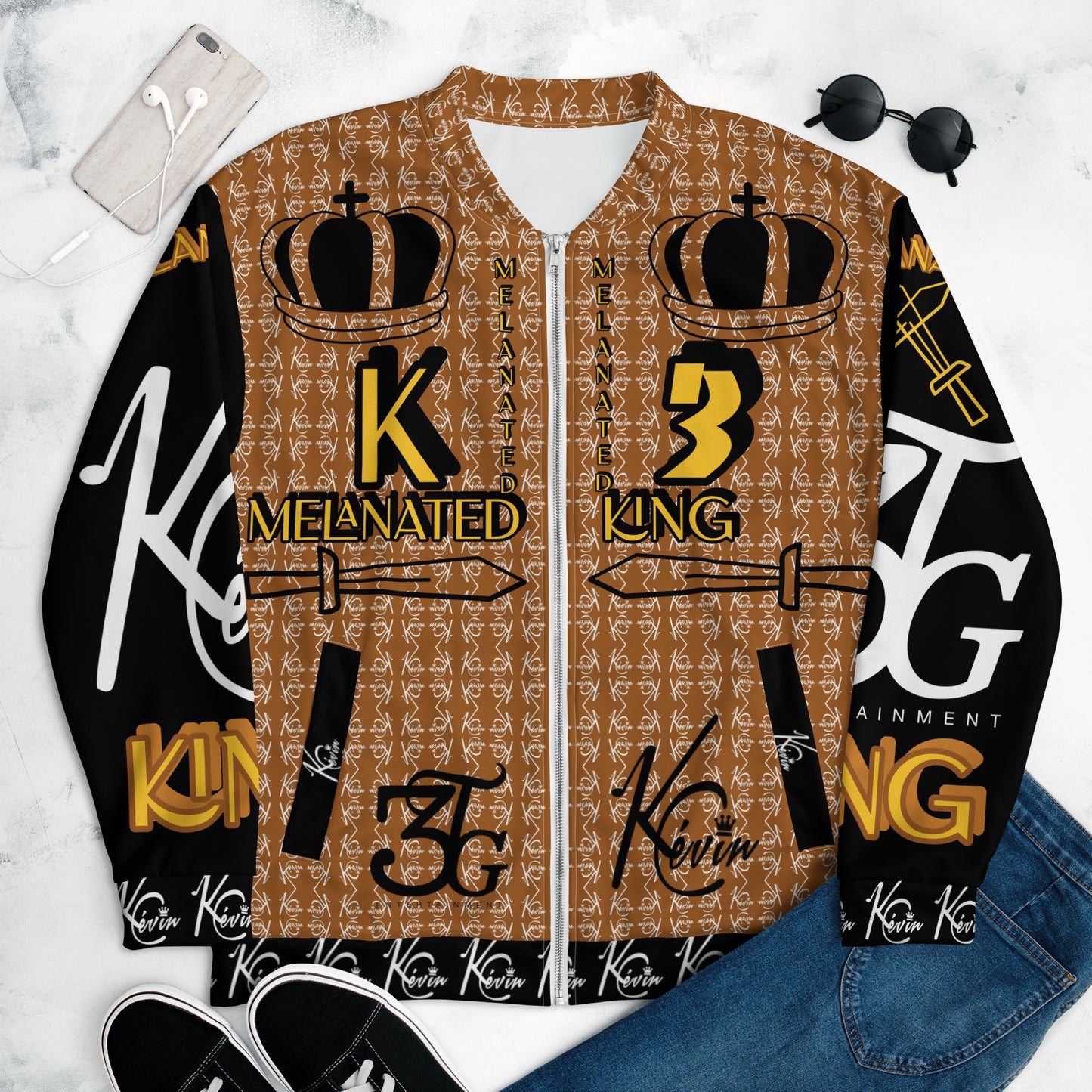 3TG Melanated King Bomber Jacket (Special Edition)