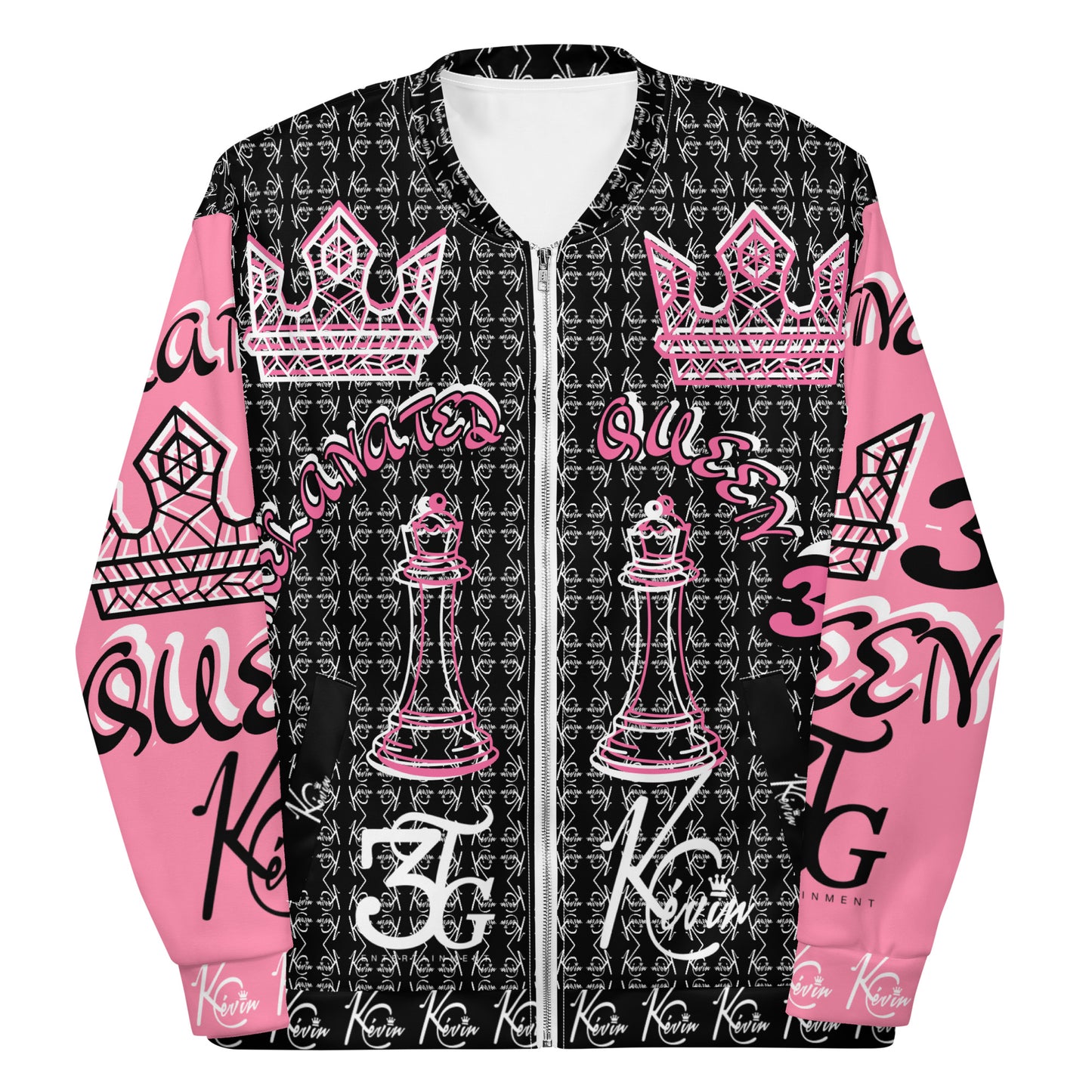 3TG True Melanated Queen Women's Bomber Jacket (Special Edition)