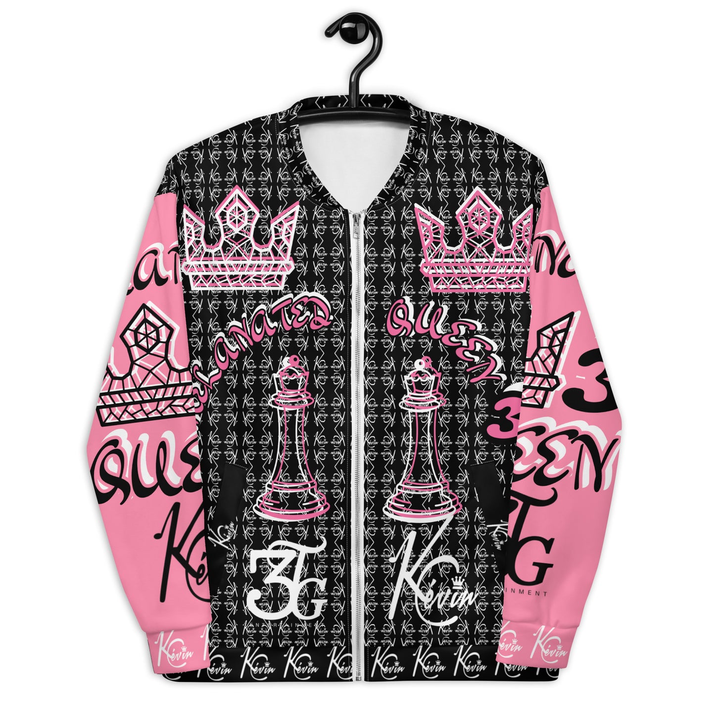 3TG True Melanated Queen Women's Bomber Jacket (Special Edition)