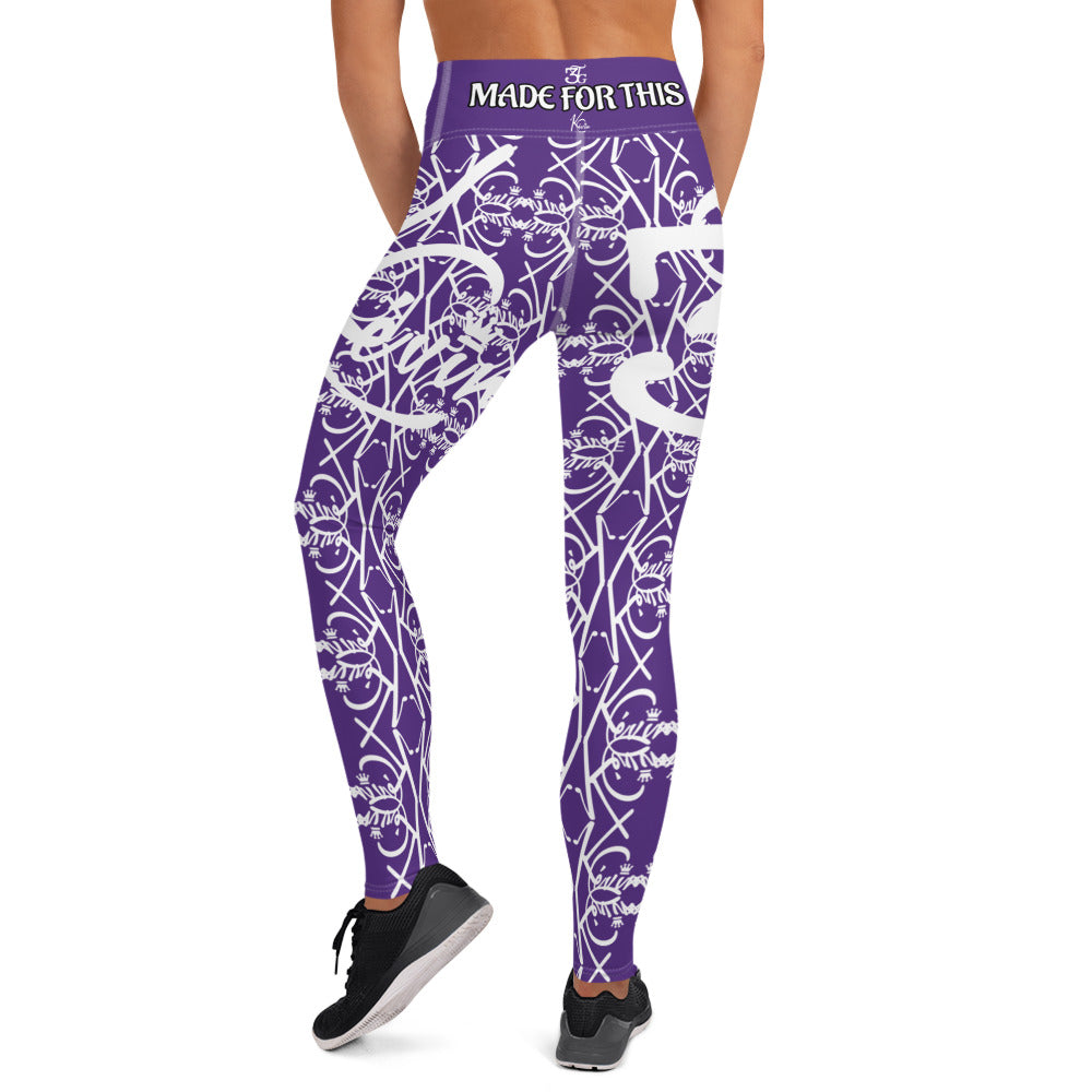 3TG True Lady (Purple Passion Power Edition) Yoga Leggings