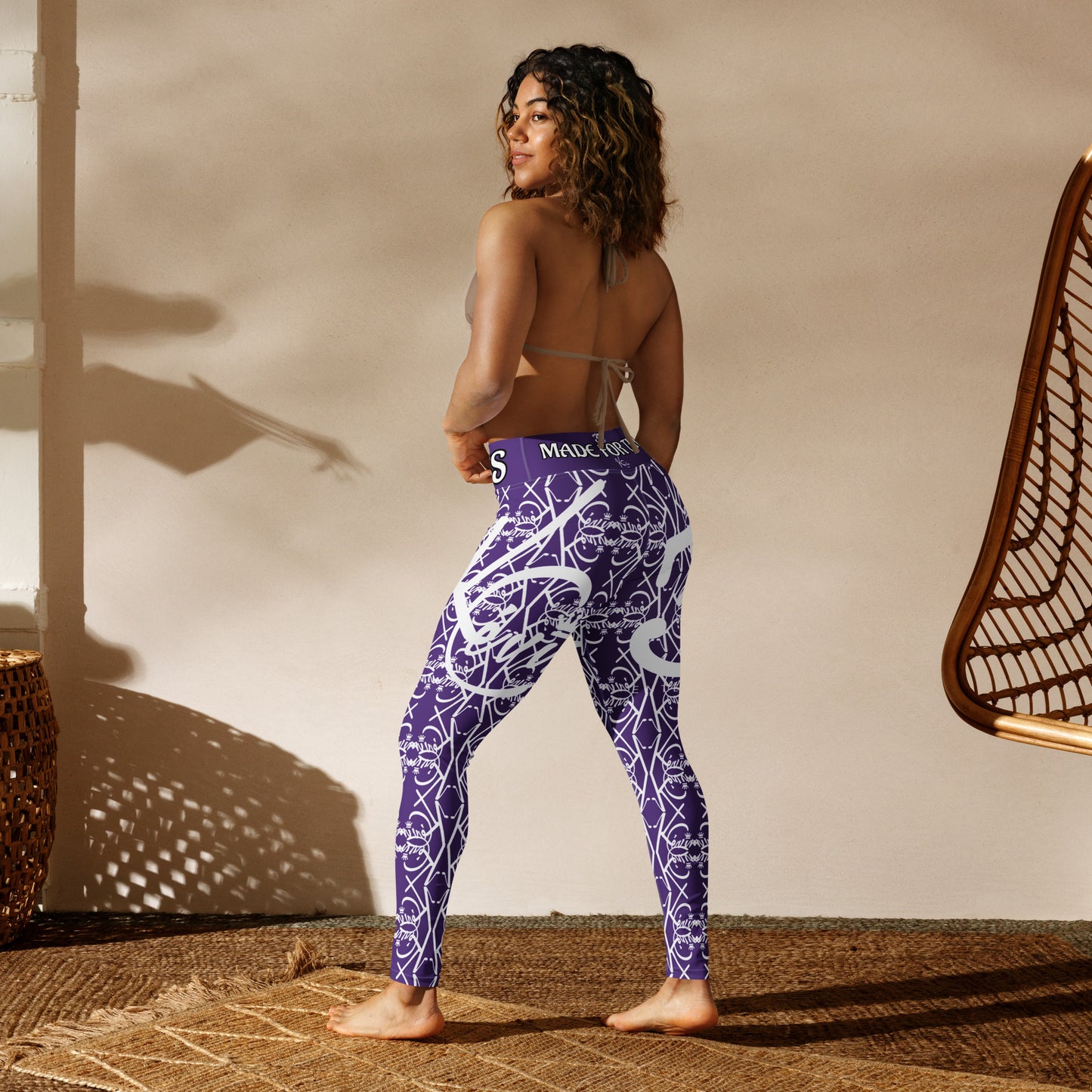 3TG True Lady (Purple Passion Power Edition) Yoga Leggings