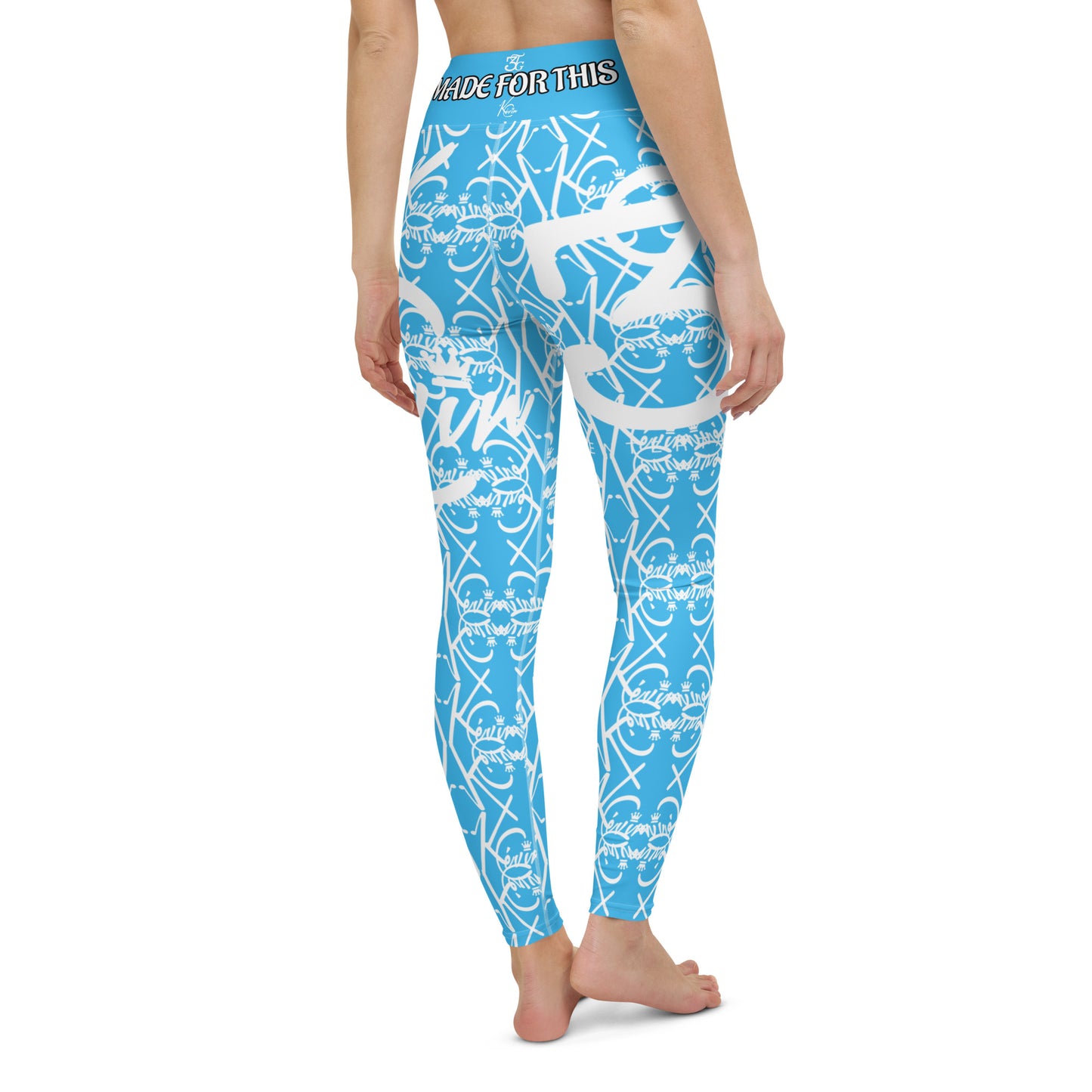 3TG True Lady (Baby Blue Beauty Edition) Yoga Leggings