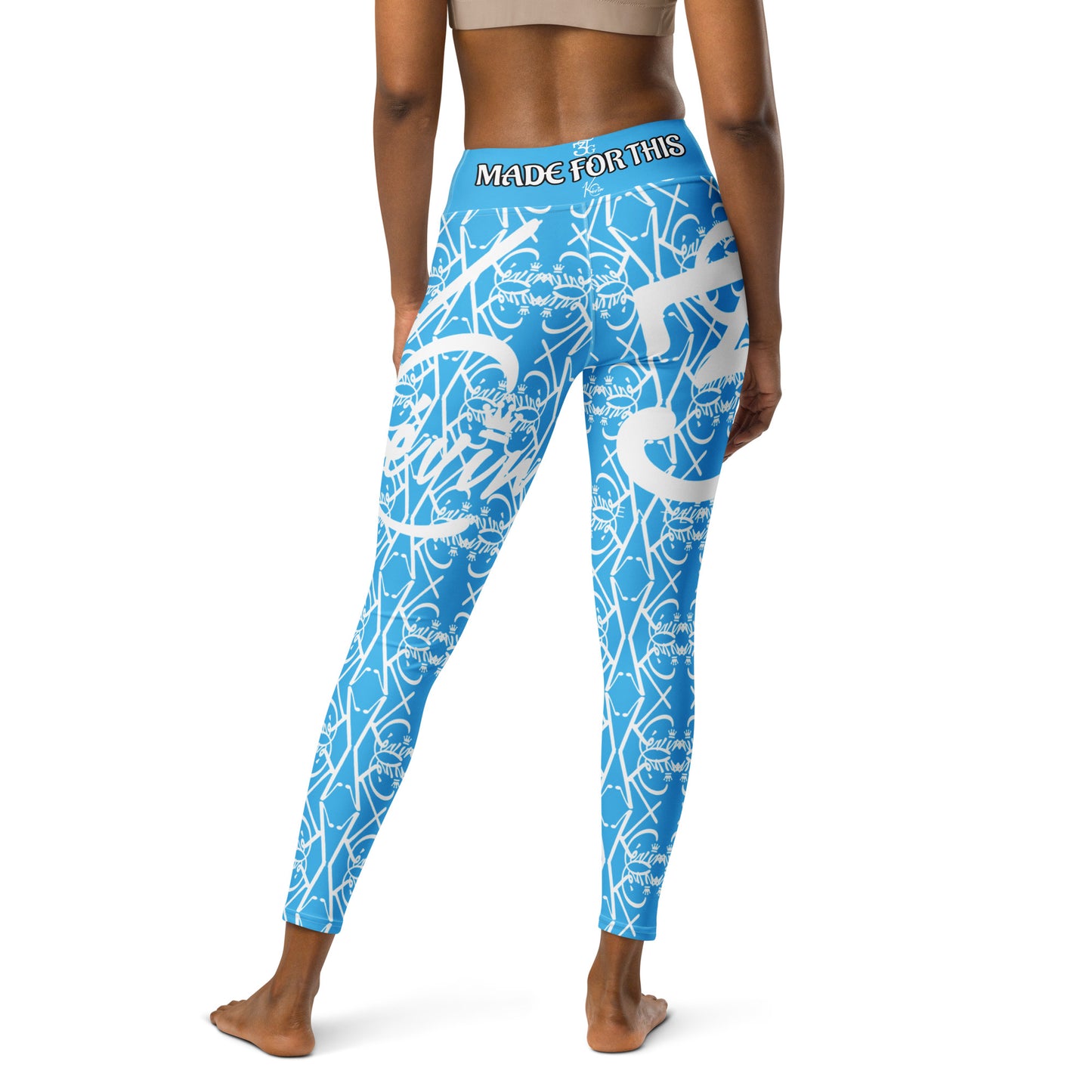 3TG True Lady (Baby Blue Beauty Edition) Yoga Leggings