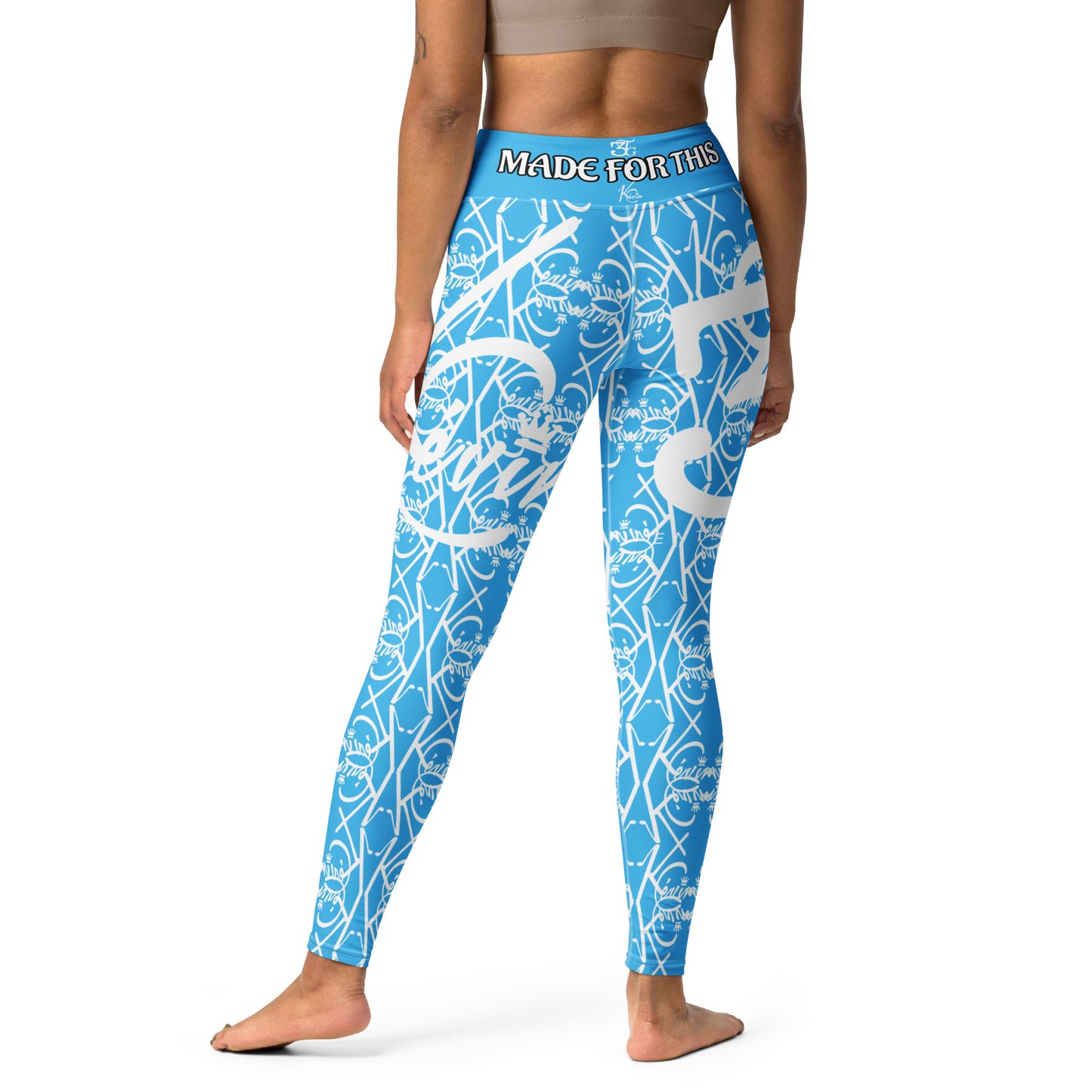 3TG True Lady (Baby Blue Beauty Edition) Yoga Leggings