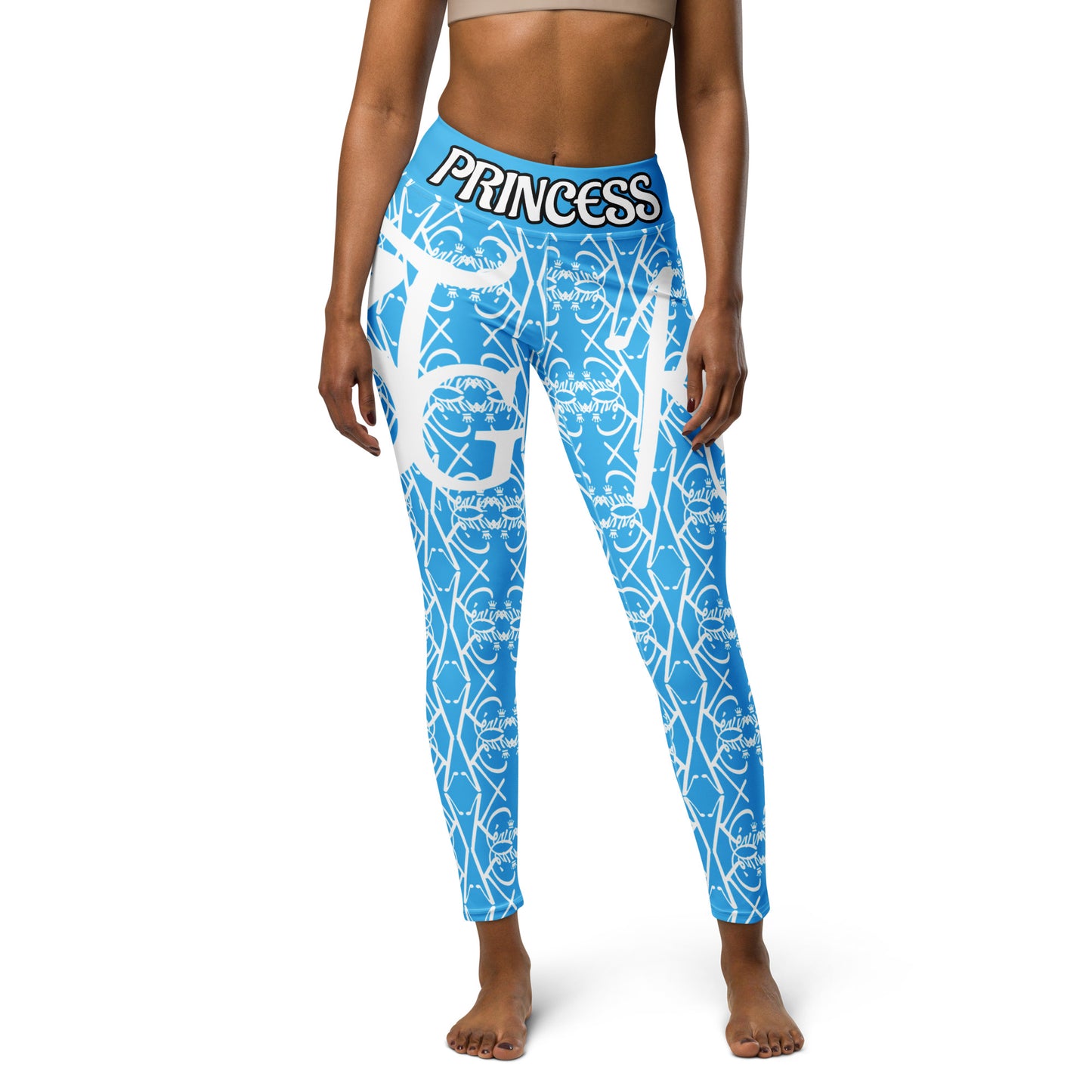 3TG True Lady (Baby Blue Beauty Edition) Yoga Leggings