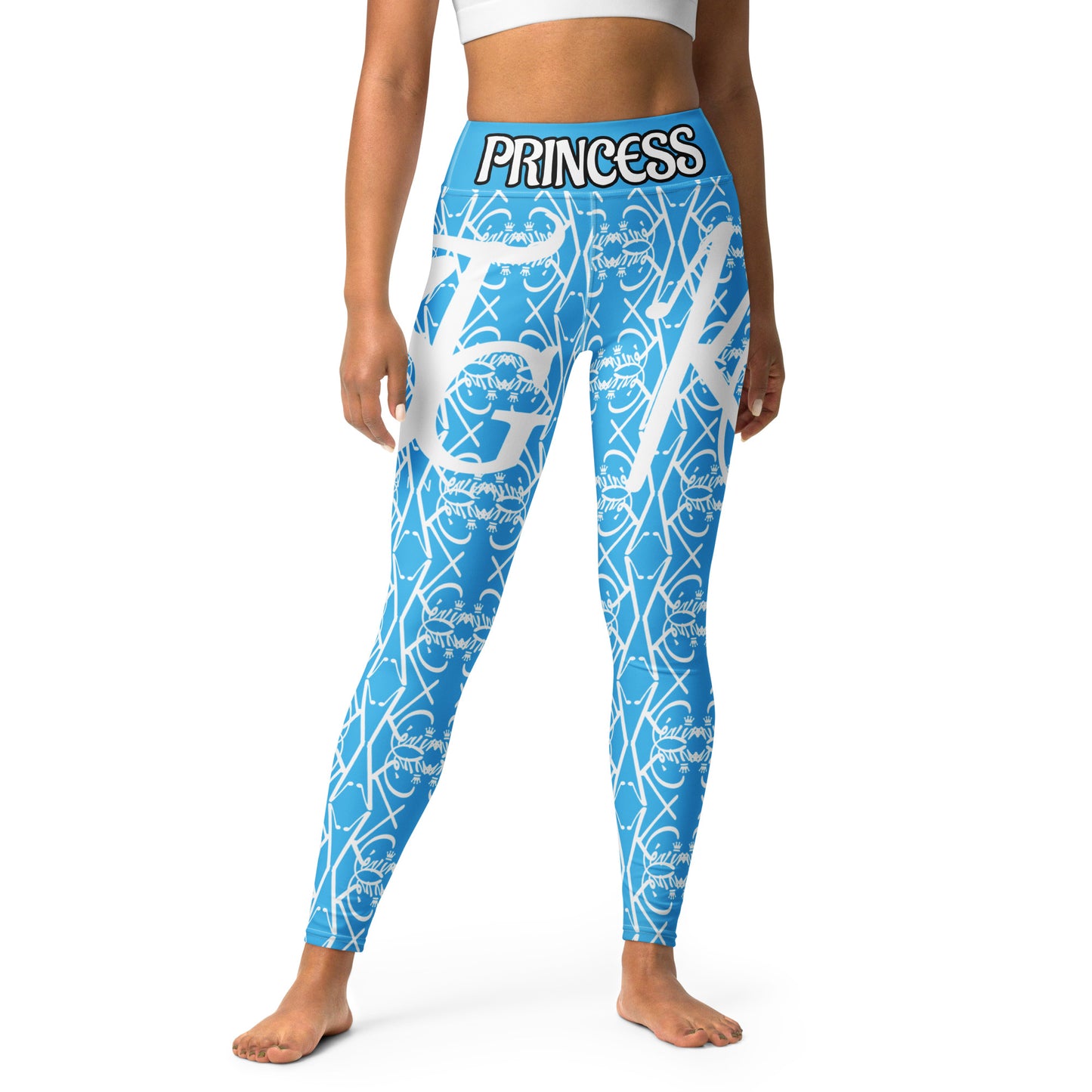 3TG True Lady (Baby Blue Beauty Edition) Yoga Leggings