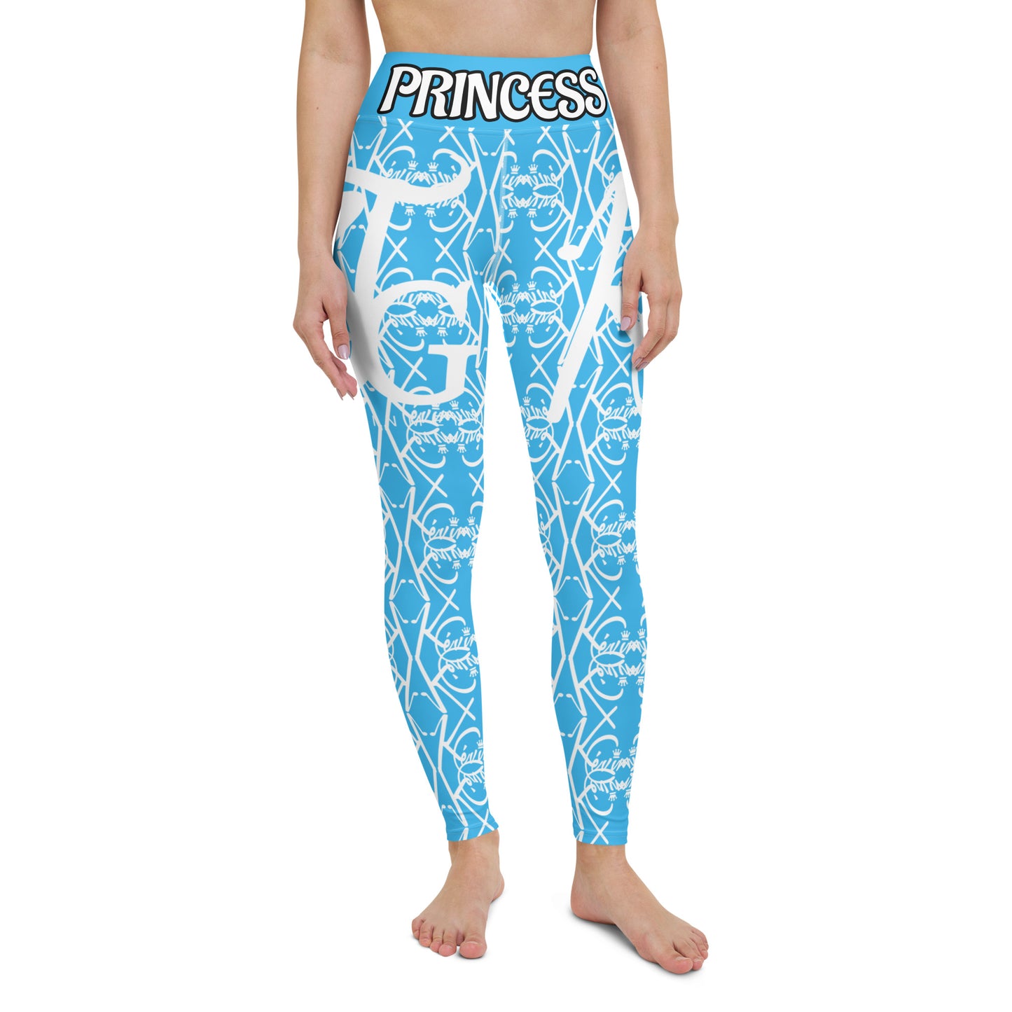 3TG True Lady (Baby Blue Beauty Edition) Yoga Leggings