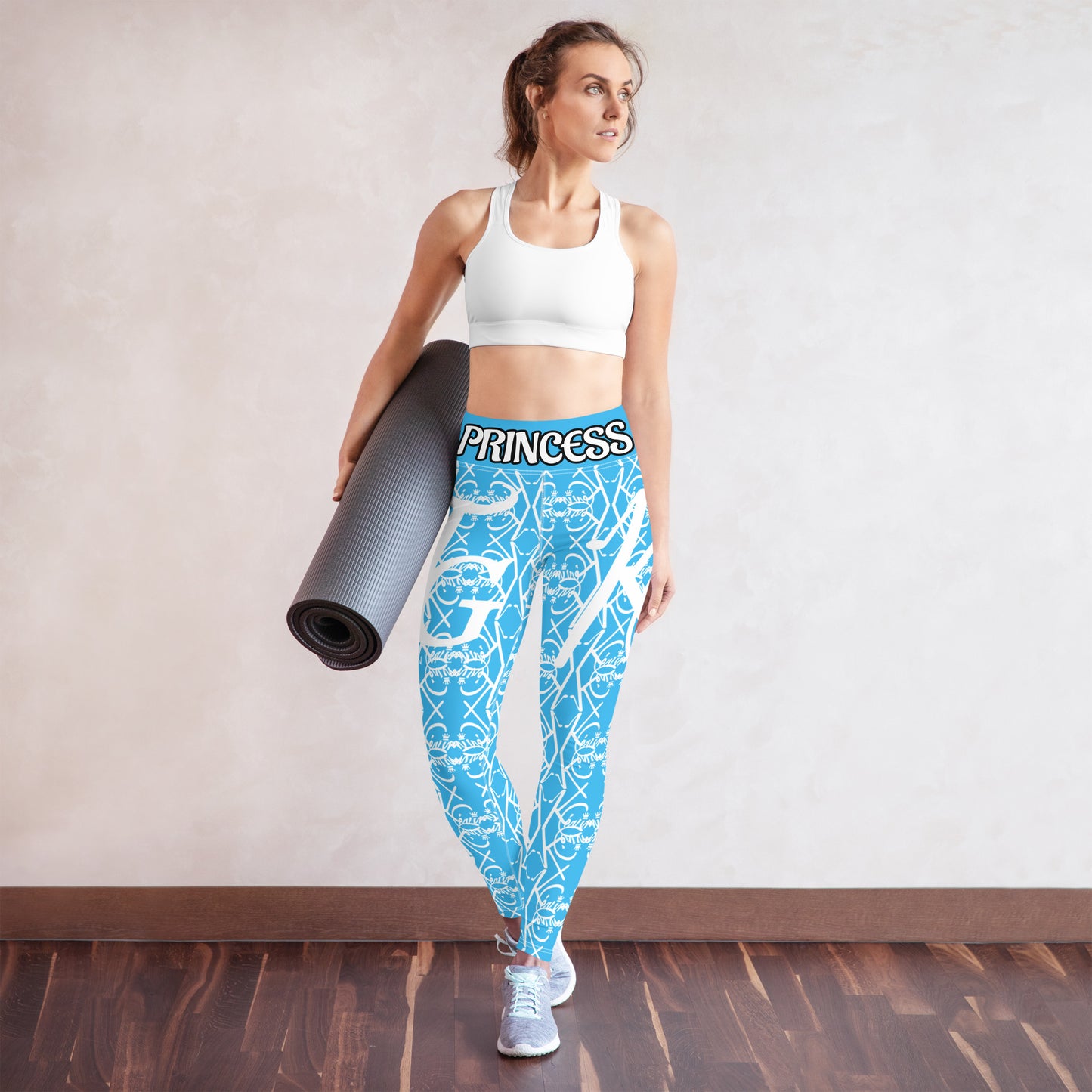 3TG True Lady (Baby Blue Beauty Edition) Yoga Leggings