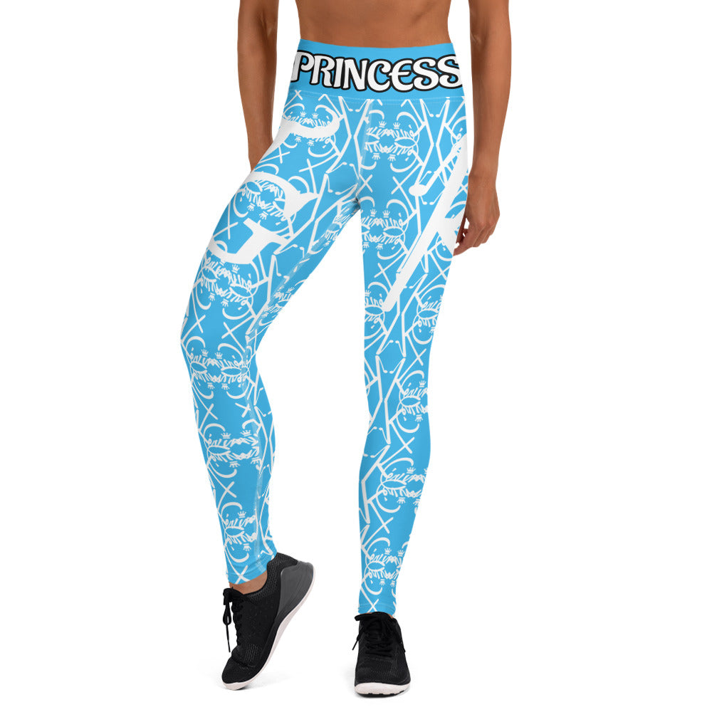 3TG True Lady (Baby Blue Beauty Edition) Yoga Leggings