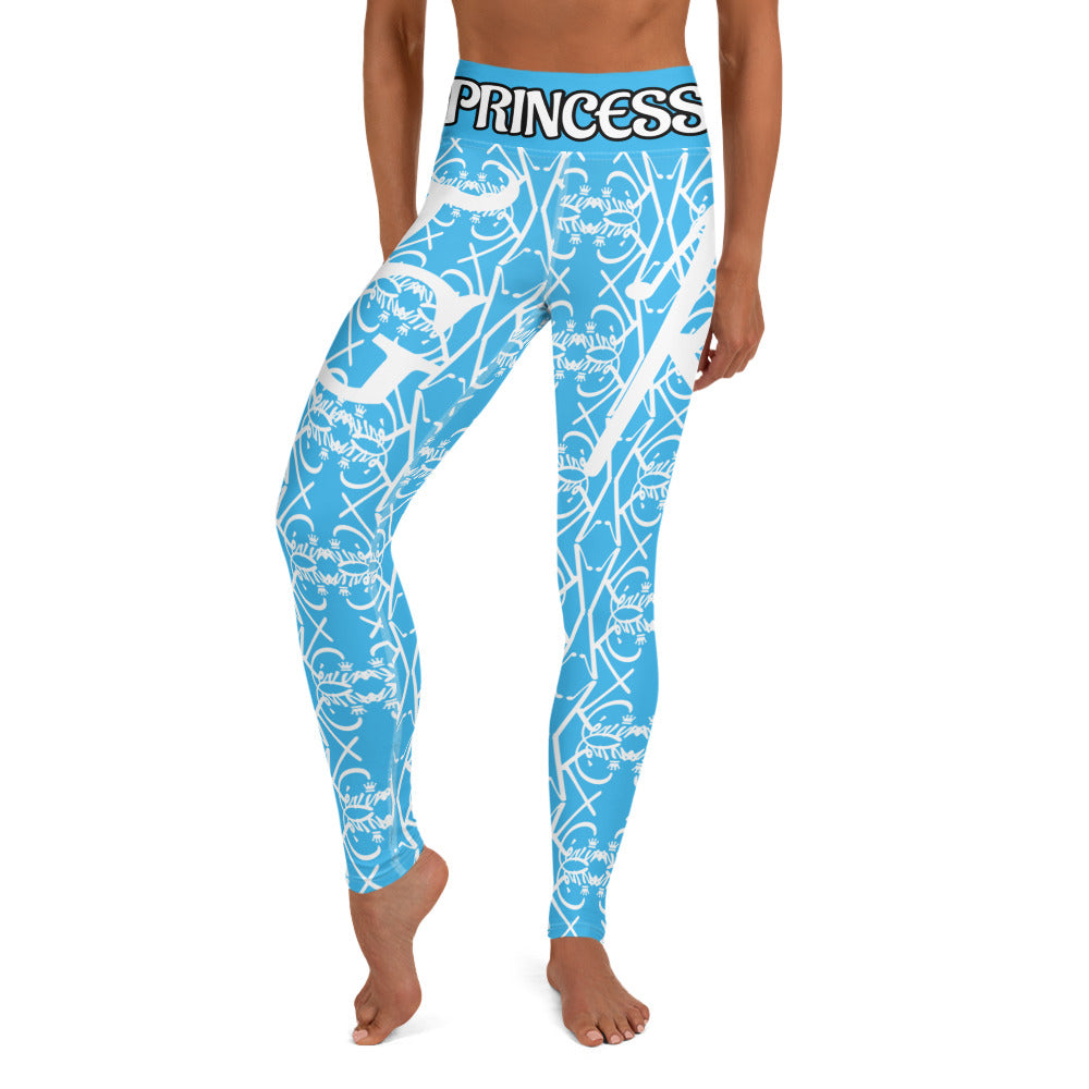 3TG True Lady (Baby Blue Beauty Edition) Yoga Leggings