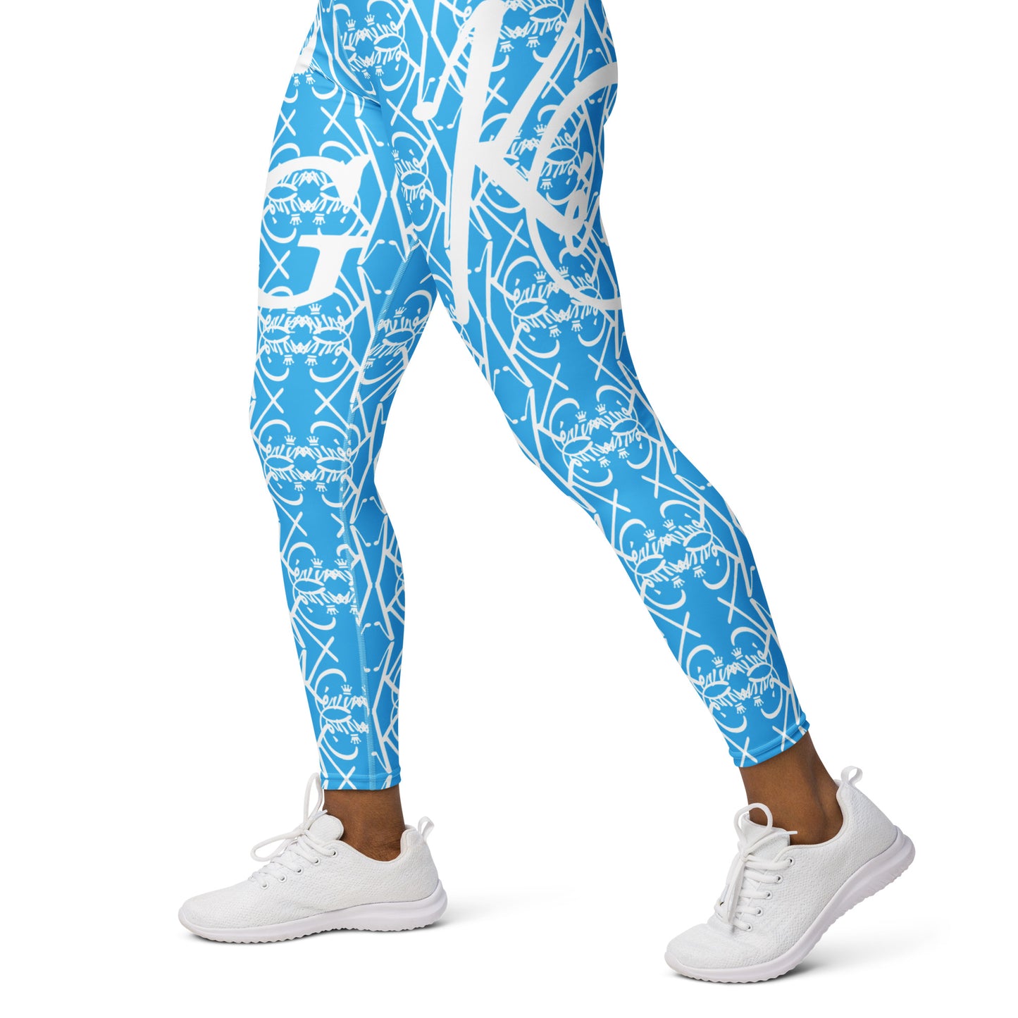 3TG True Lady (Baby Blue Beauty Edition) Yoga Leggings