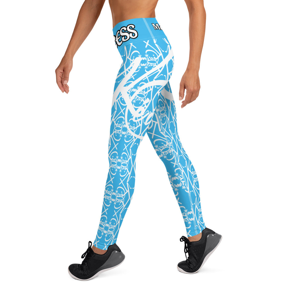 3TG True Lady (Baby Blue Beauty Edition) Yoga Leggings