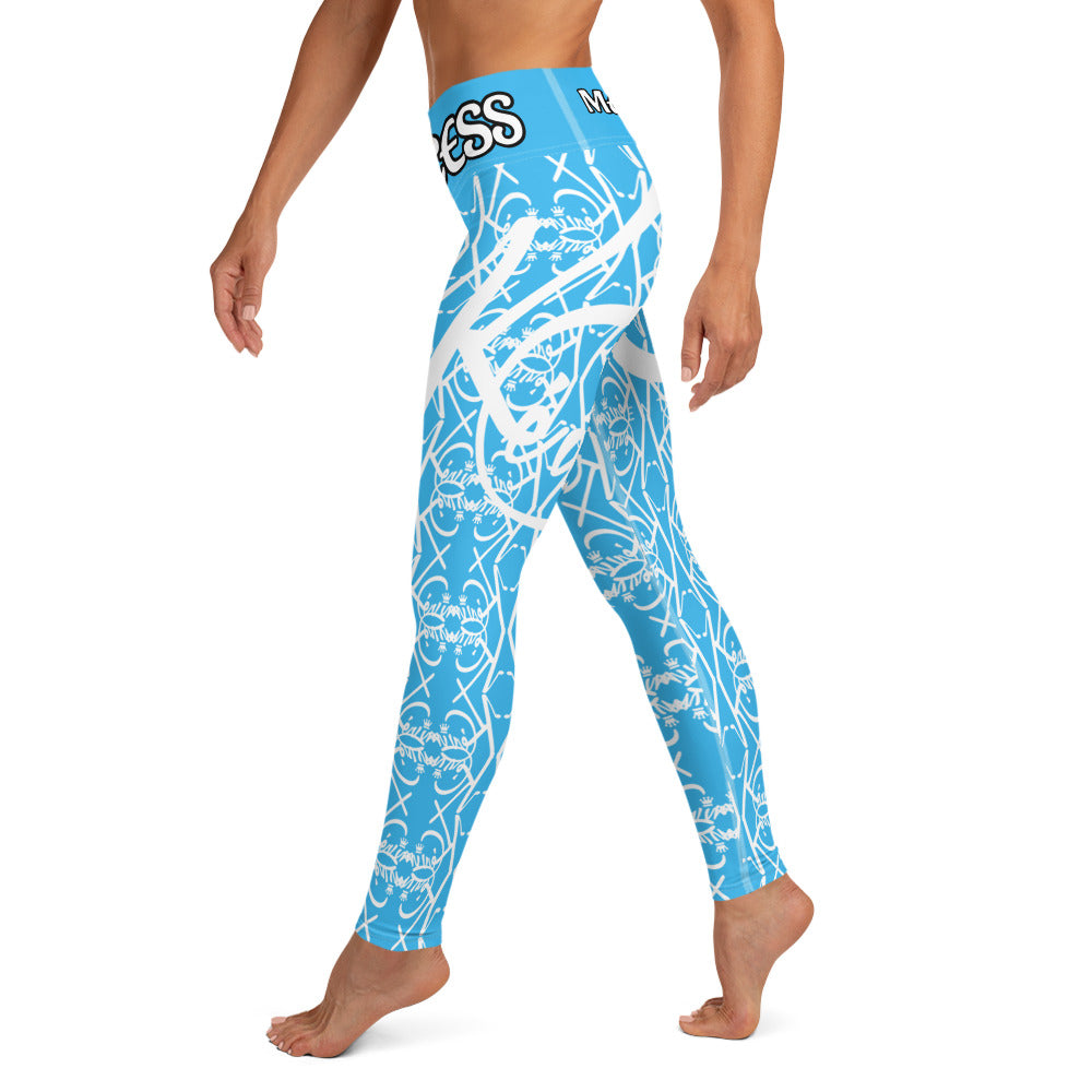 3TG True Lady (Baby Blue Beauty Edition) Yoga Leggings