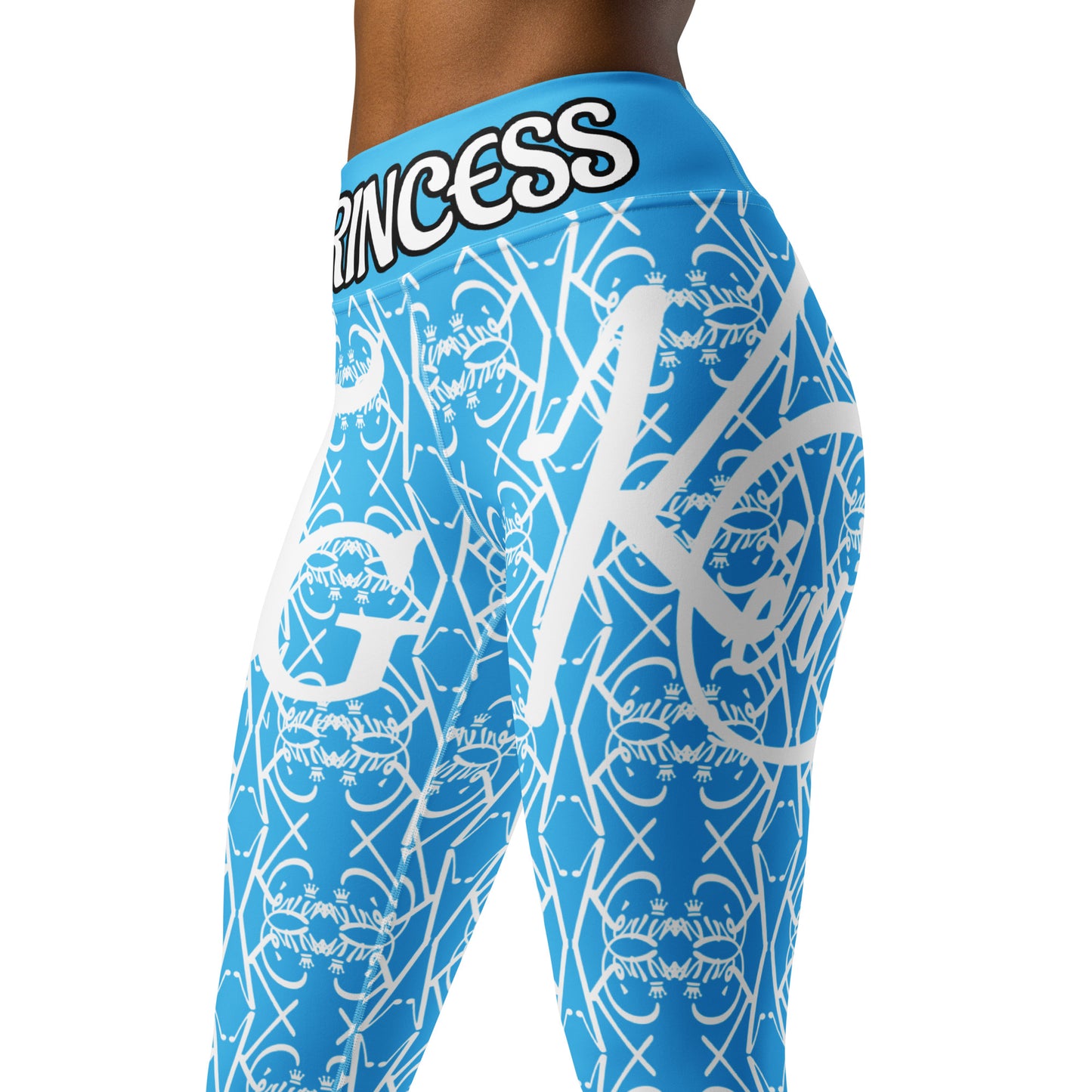 3TG True Lady (Baby Blue Beauty Edition) Yoga Leggings