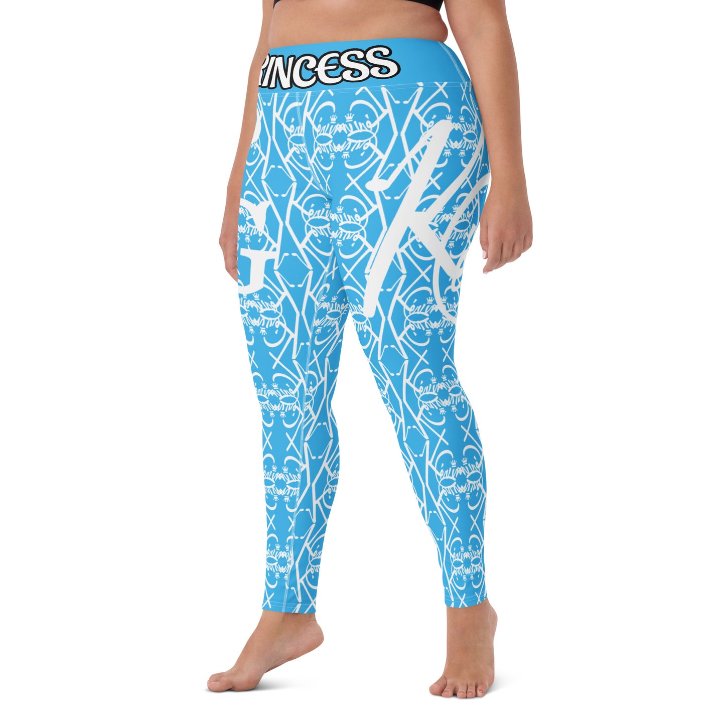 3TG True Lady (Baby Blue Beauty Edition) Yoga Leggings