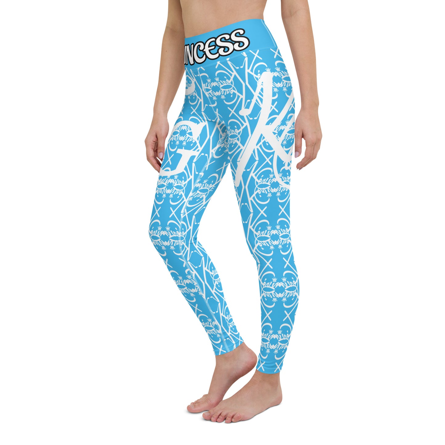 3TG True Lady (Baby Blue Beauty Edition) Yoga Leggings