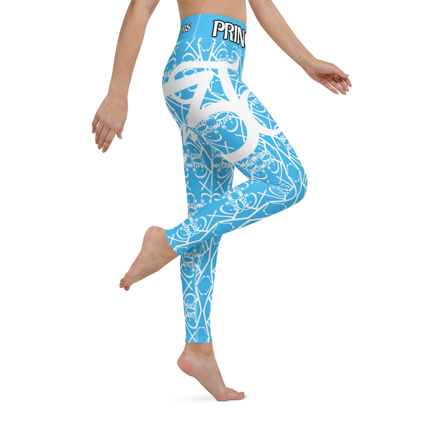 3TG True Lady (Baby Blue Beauty Edition) Yoga Leggings