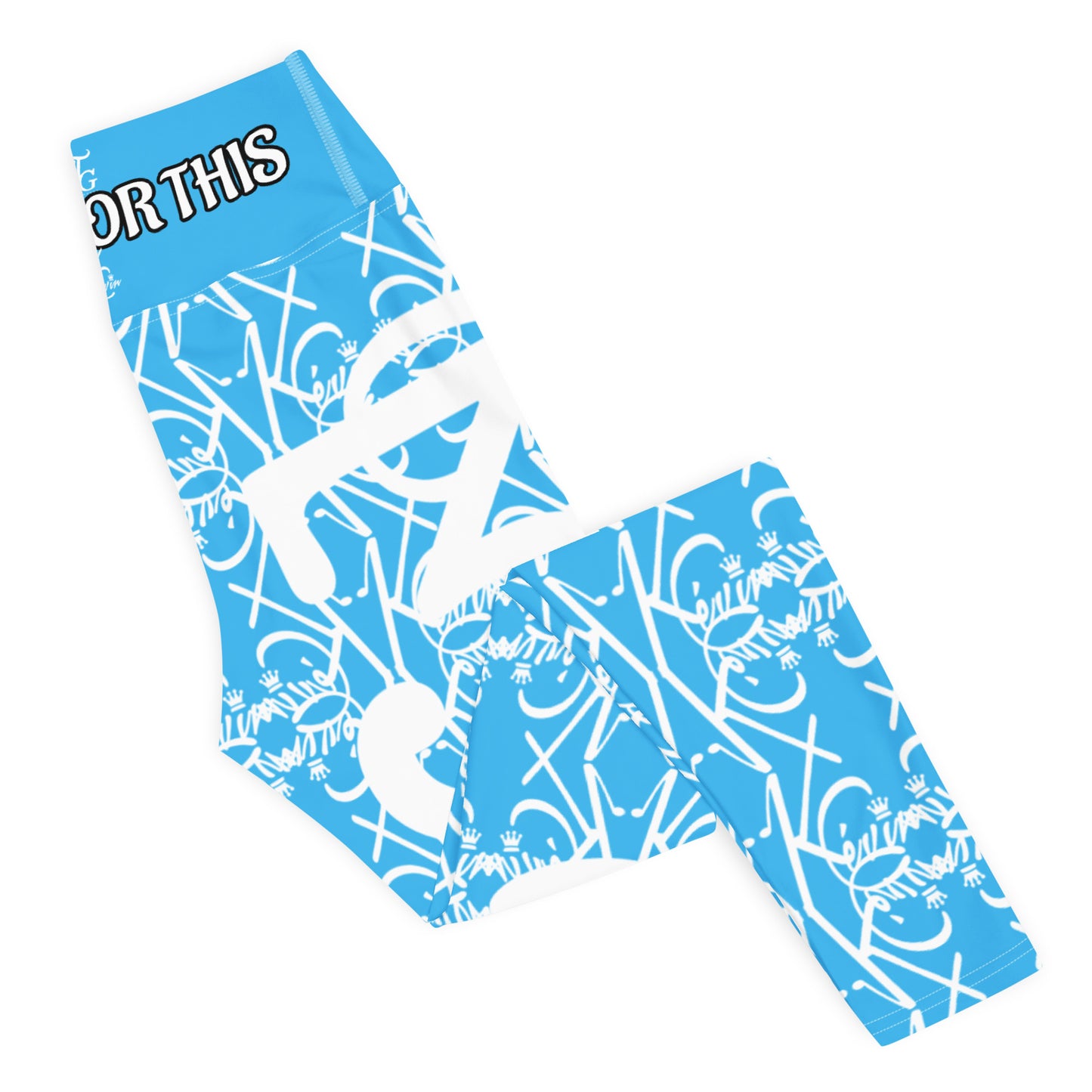 3TG True Lady (Baby Blue Beauty Edition) Yoga Leggings