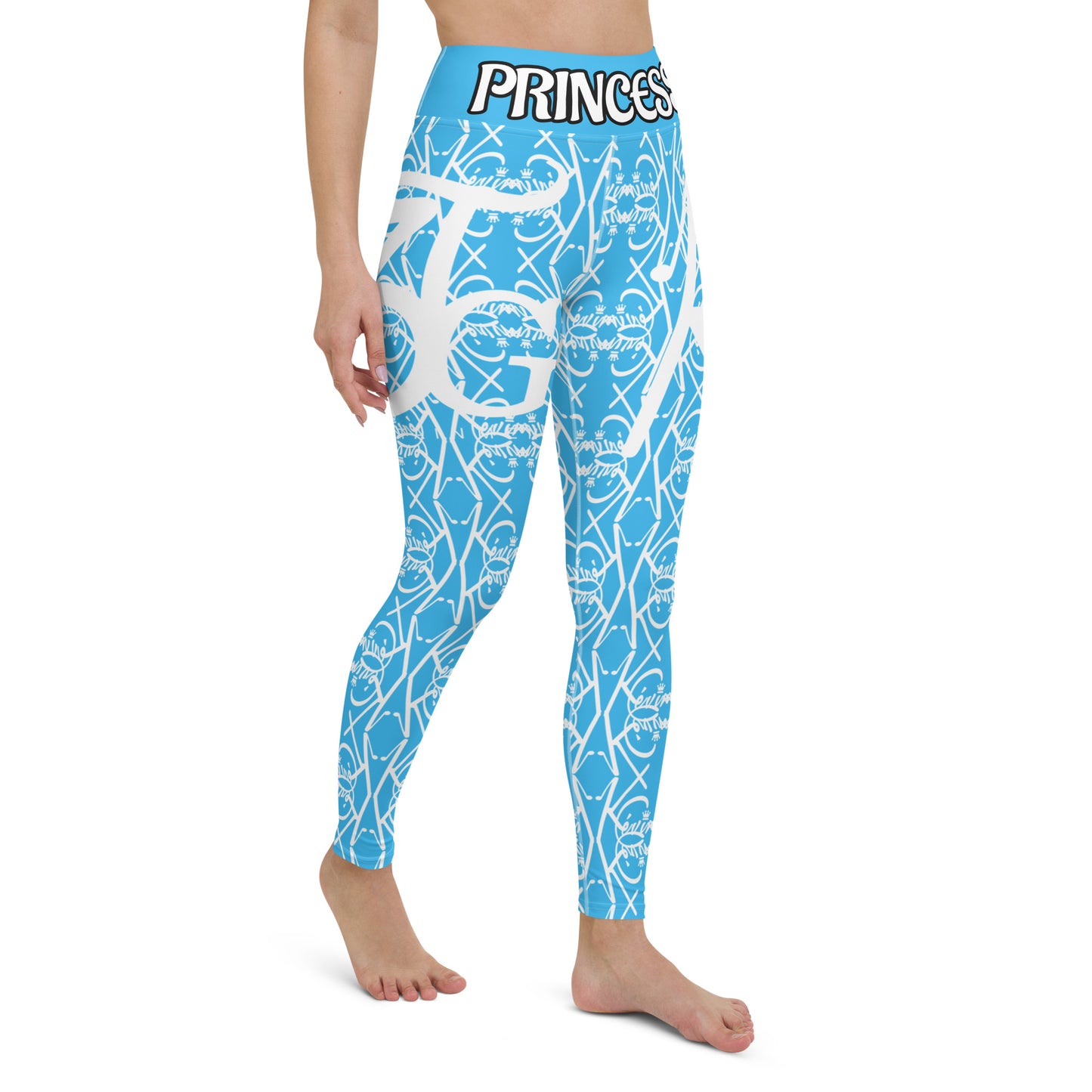 3TG True Lady (Baby Blue Beauty Edition) Yoga Leggings