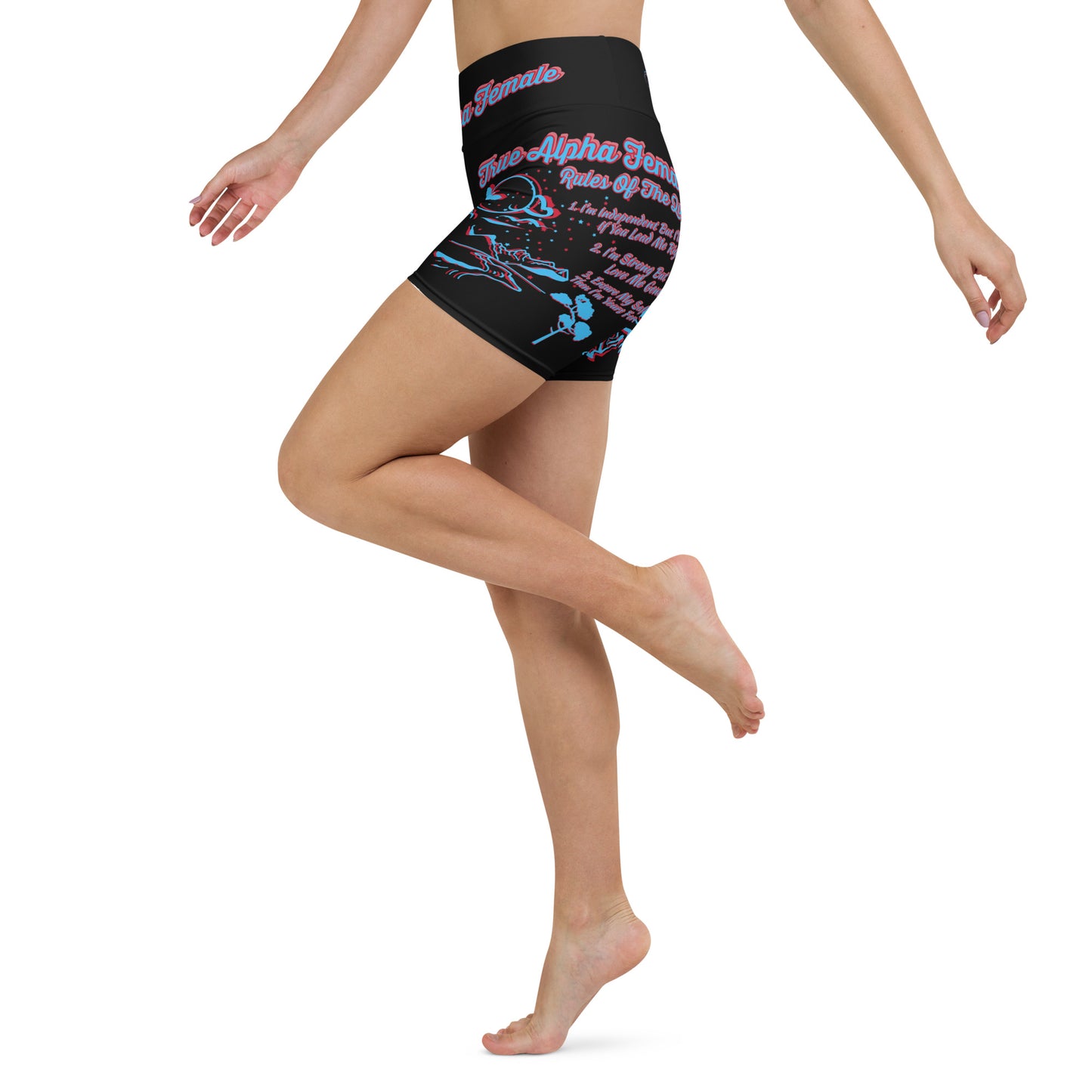 3TG True Alpha Female (Dreamy Night Haze Lioness Edition) Yoga Shorts