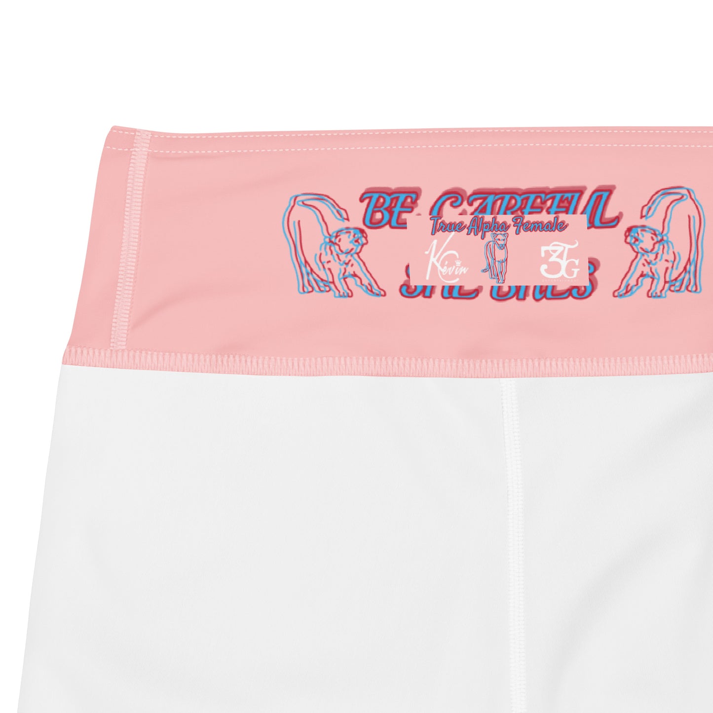 3TG True Alpha Female (Dreamy Peach Pie Haze Lioness Edition) Yoga Shorts