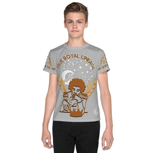 3TG True Royal Lineage (Grey Star Caramel Prince Pre-Teen & Teen Boy) T-Shirt