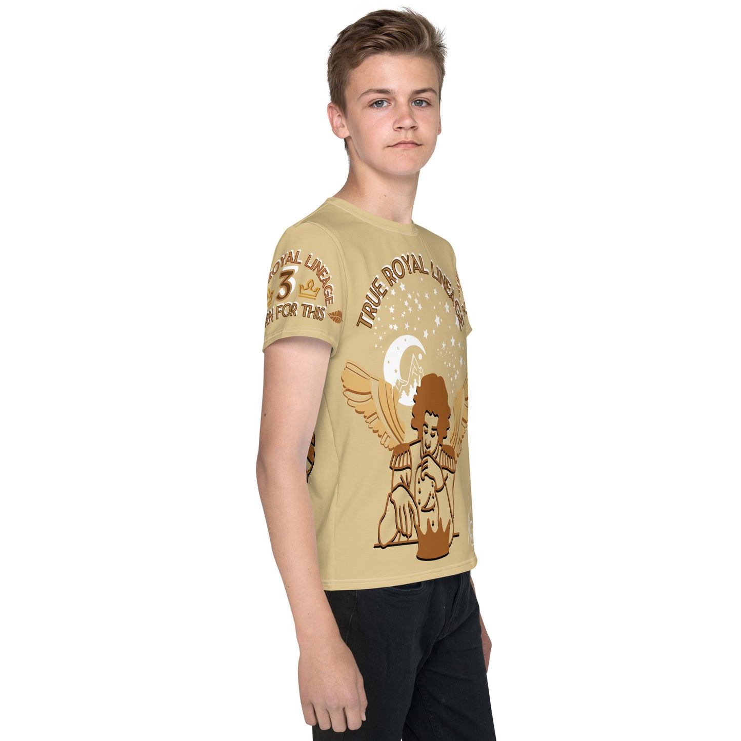 3TG True Royal Lineage (Caramel Prince Pre-Teen & Teen Boy) T-Shirt