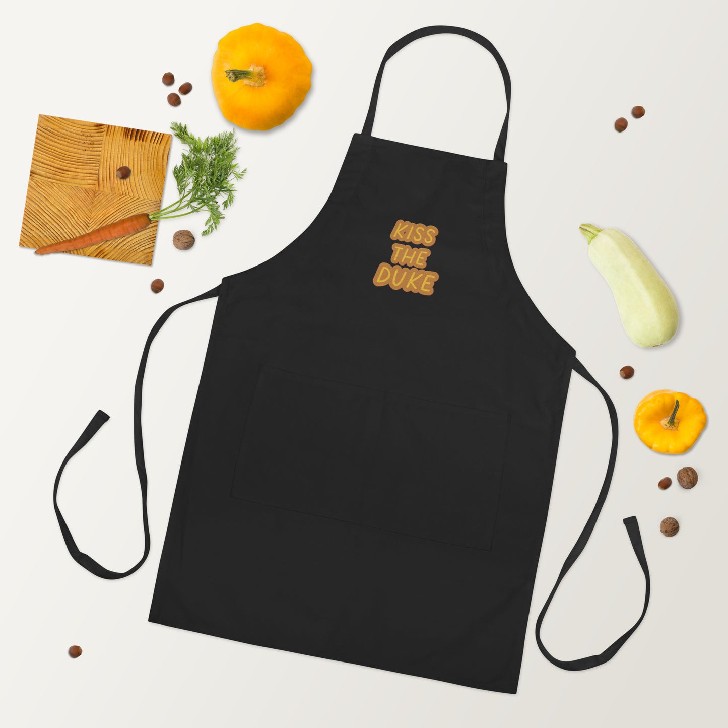 3TG KévinC's Kiss The Duke Embroidered Apron