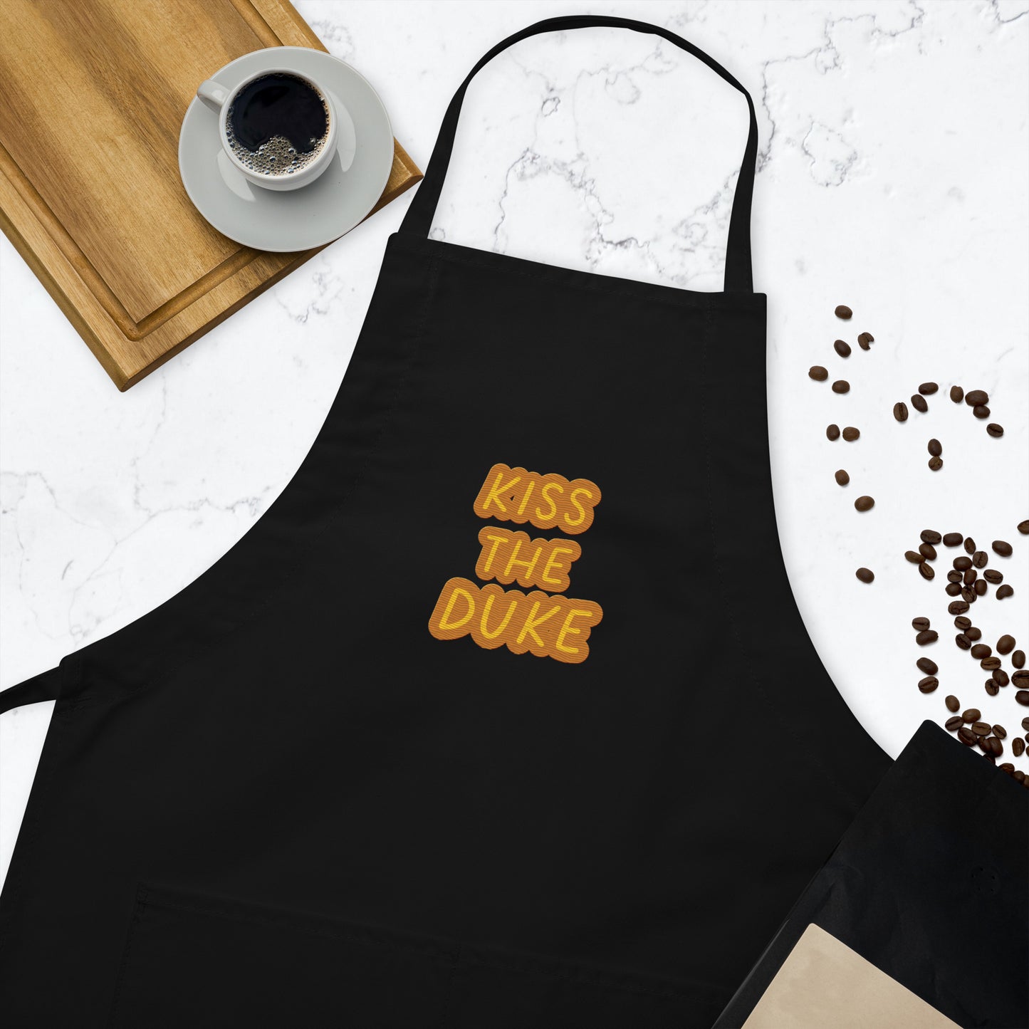 3TG KévinC's Kiss The Duke Embroidered Apron