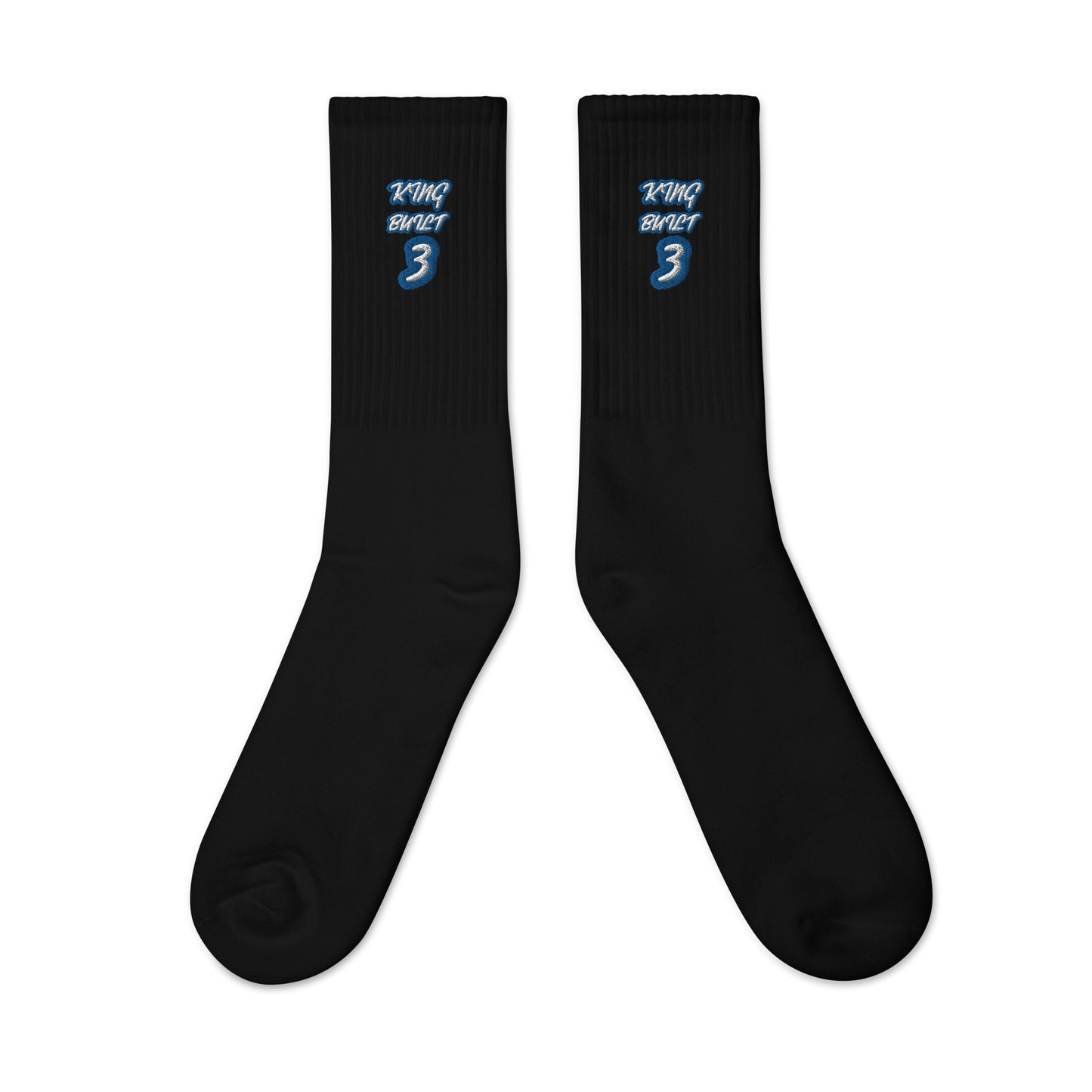 3TG King Built Embroidered socks