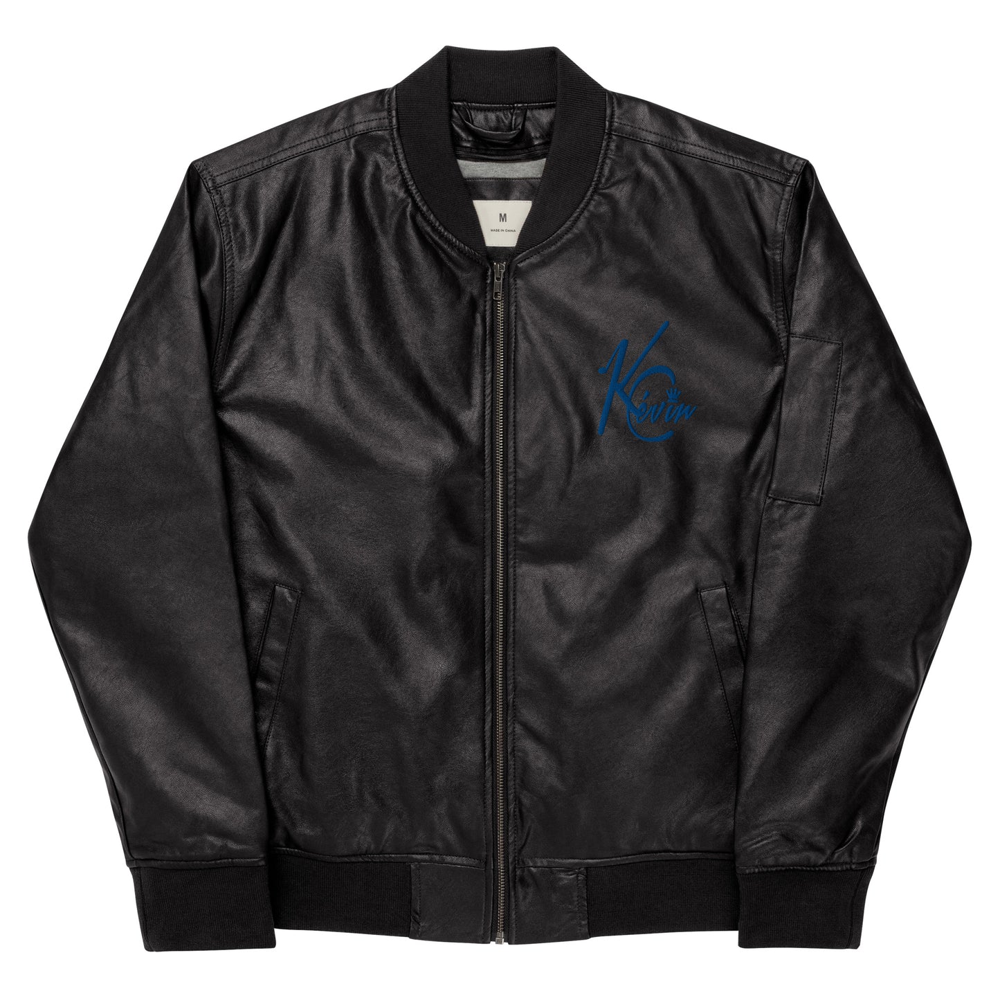 3TG King Built Leather Bomber Jacket