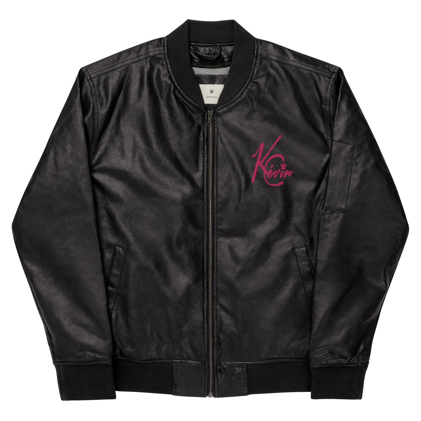 3TG True Queen Leather Bomber Jacket