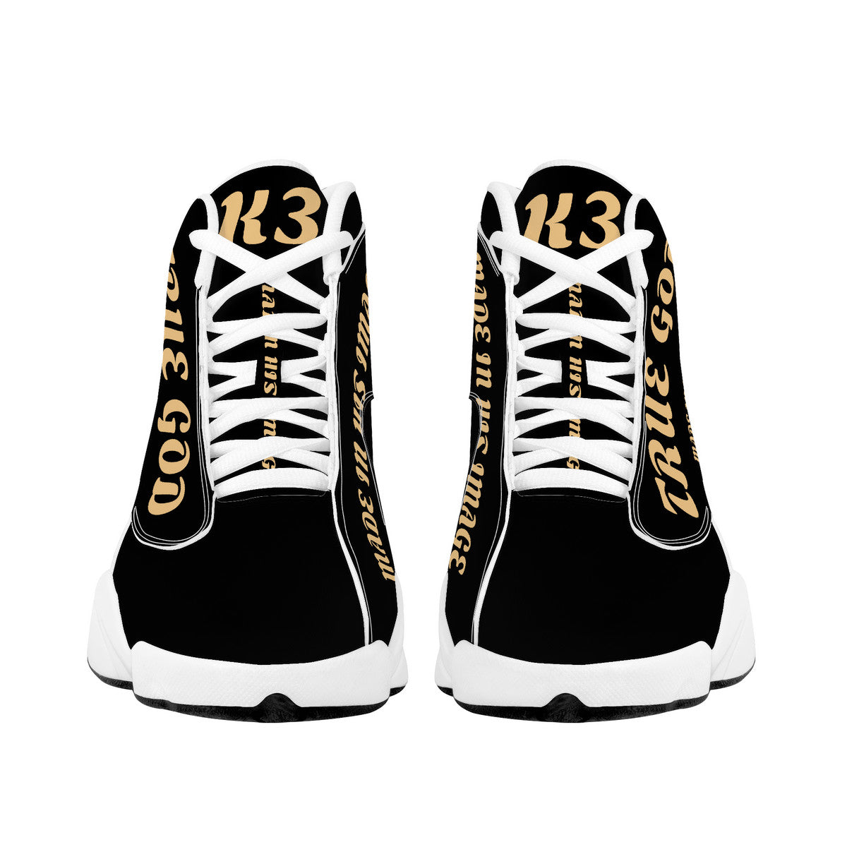 3TG True God Shoes (Black & Soft Gold Melanated Edition)