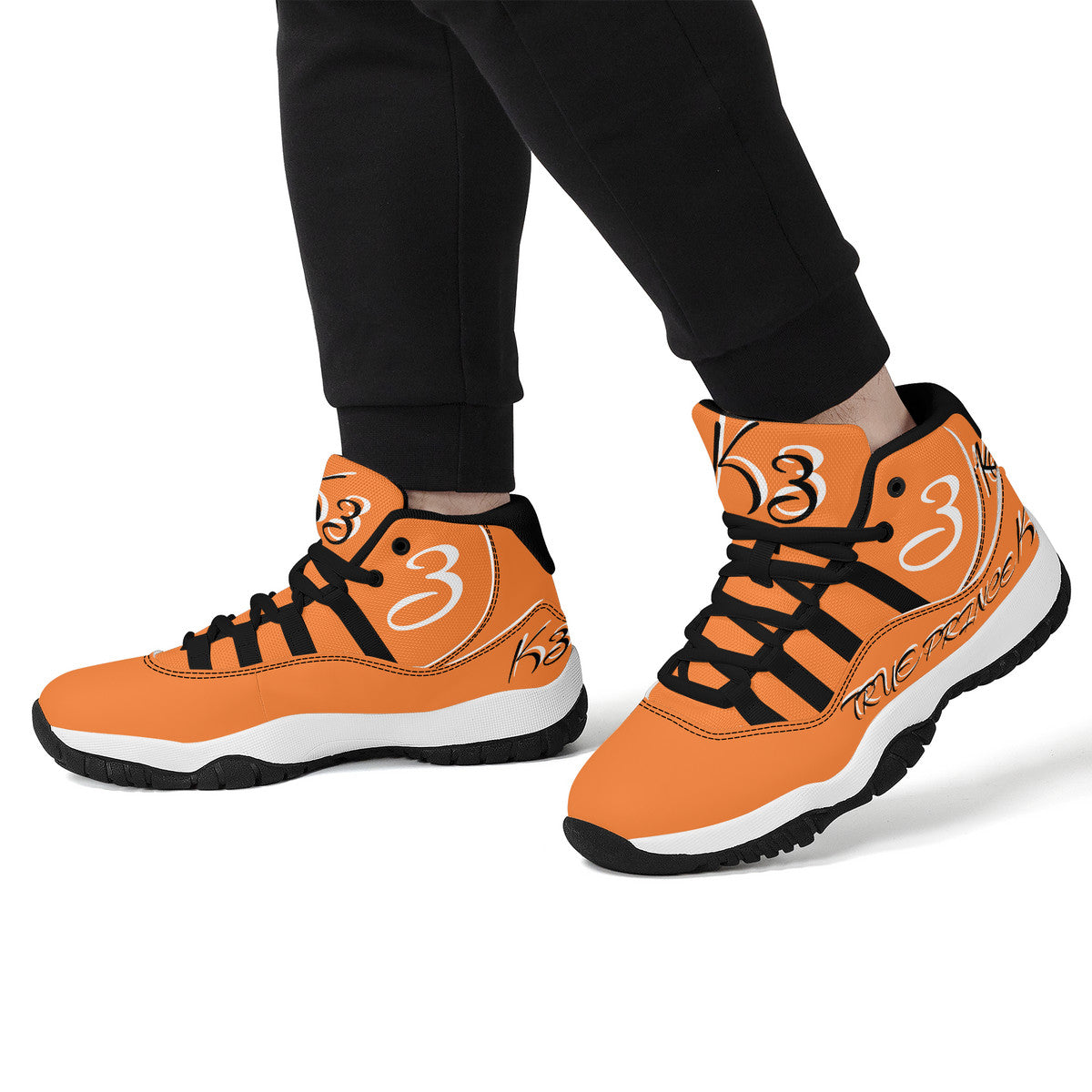 3TG True Prince (Orange & Black) Shoes