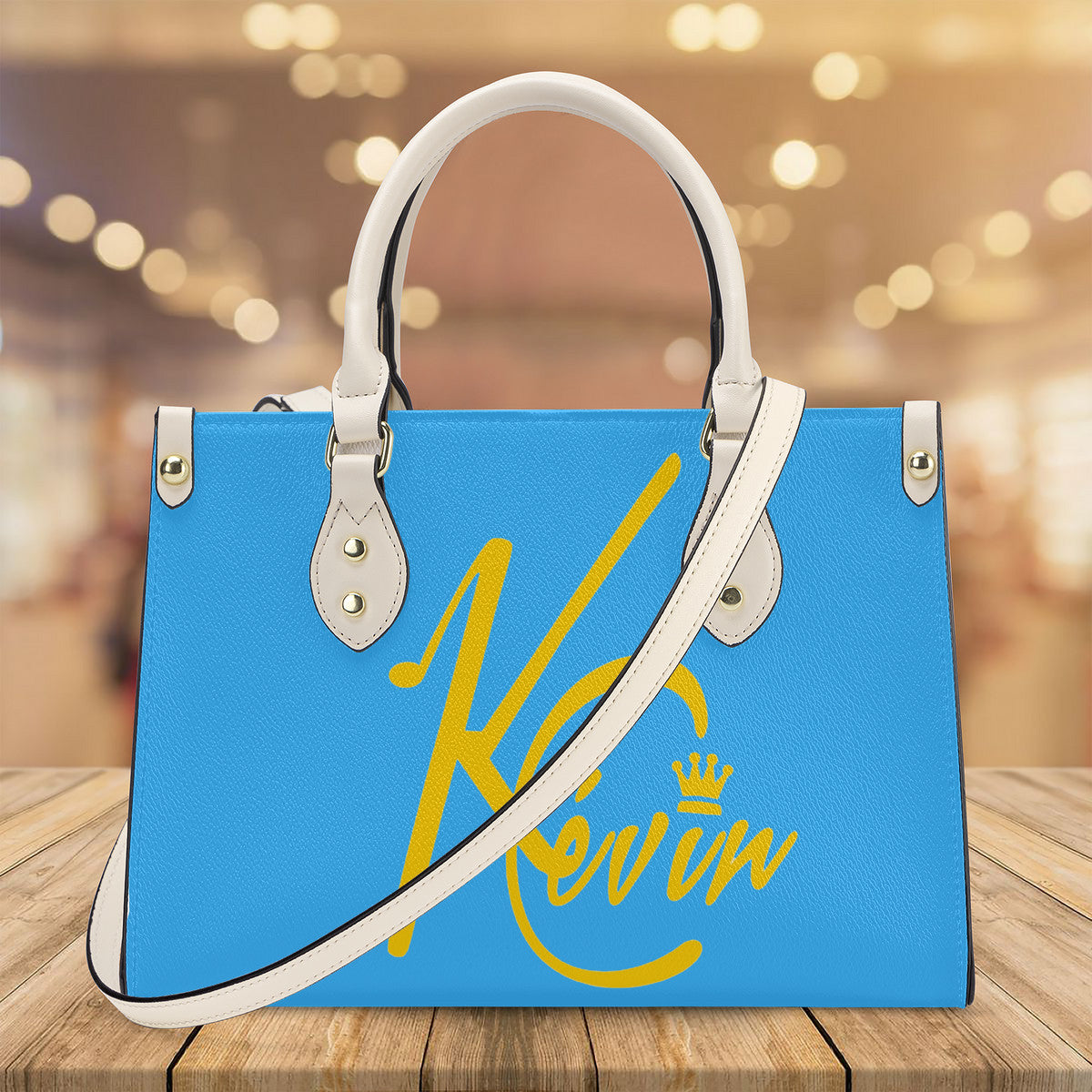 3TG KévinC's Luxury Women's Tote Bag (Blue Gold Edition)